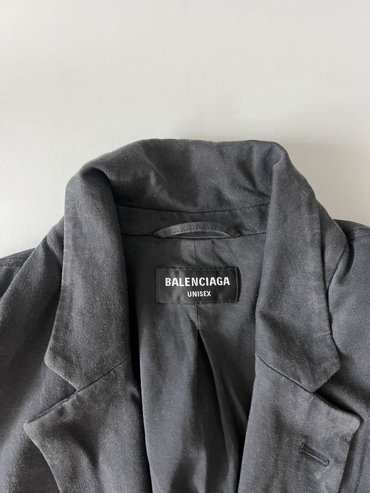 Balenciaga Balenciaga Black Worn Oversized Tailored Coat Size US XXS / EU 40 - 4 Thumbnail