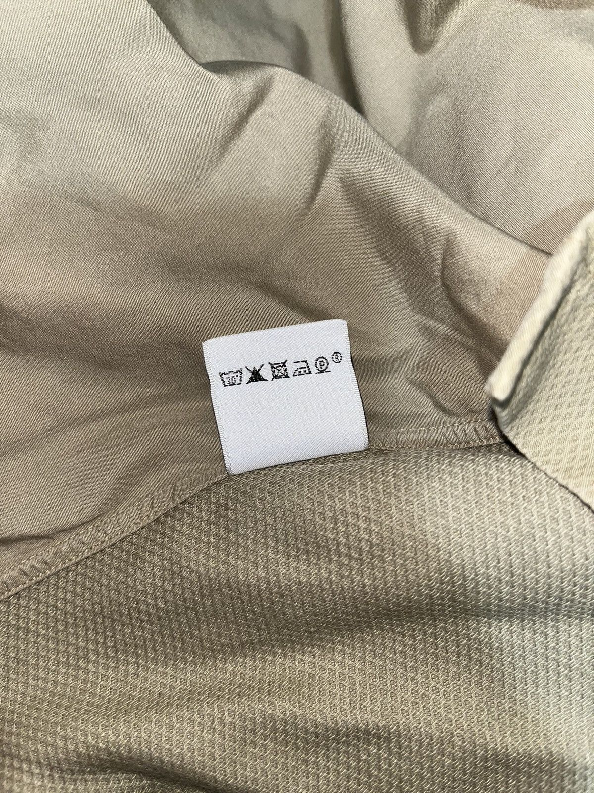 Designer × Hermes × Vintage Hermès Military-Inspired Band Collar Shirt – Made in France Size US XXS / EU 40 - 14 Thumbnail