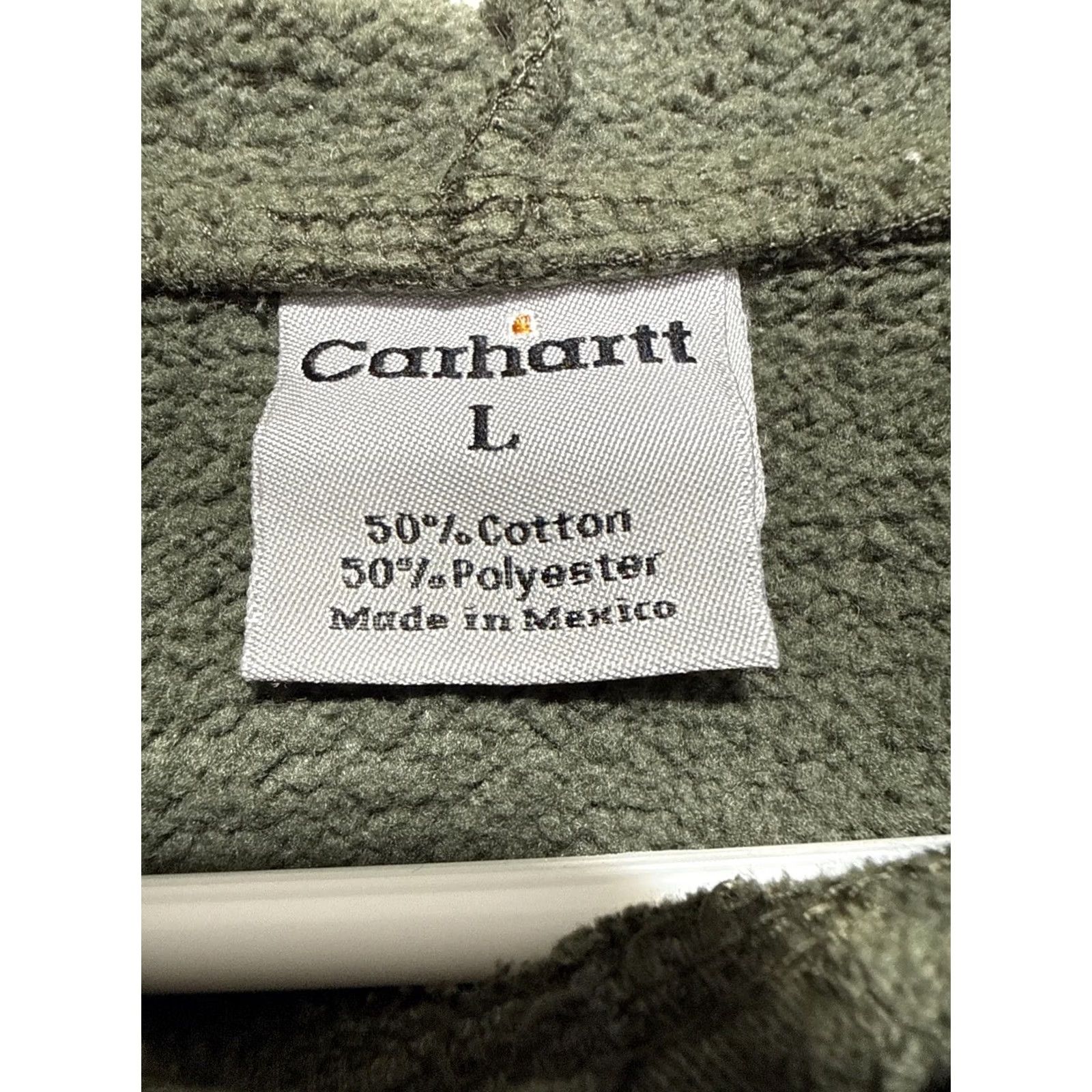 Carhartt VINTAGE Carhartt Hoodie Mens L Pullover Sweatshirt Grunge Y2K Moss Green Size US L / EU 52-54 / 3 - 5 Thumbnail