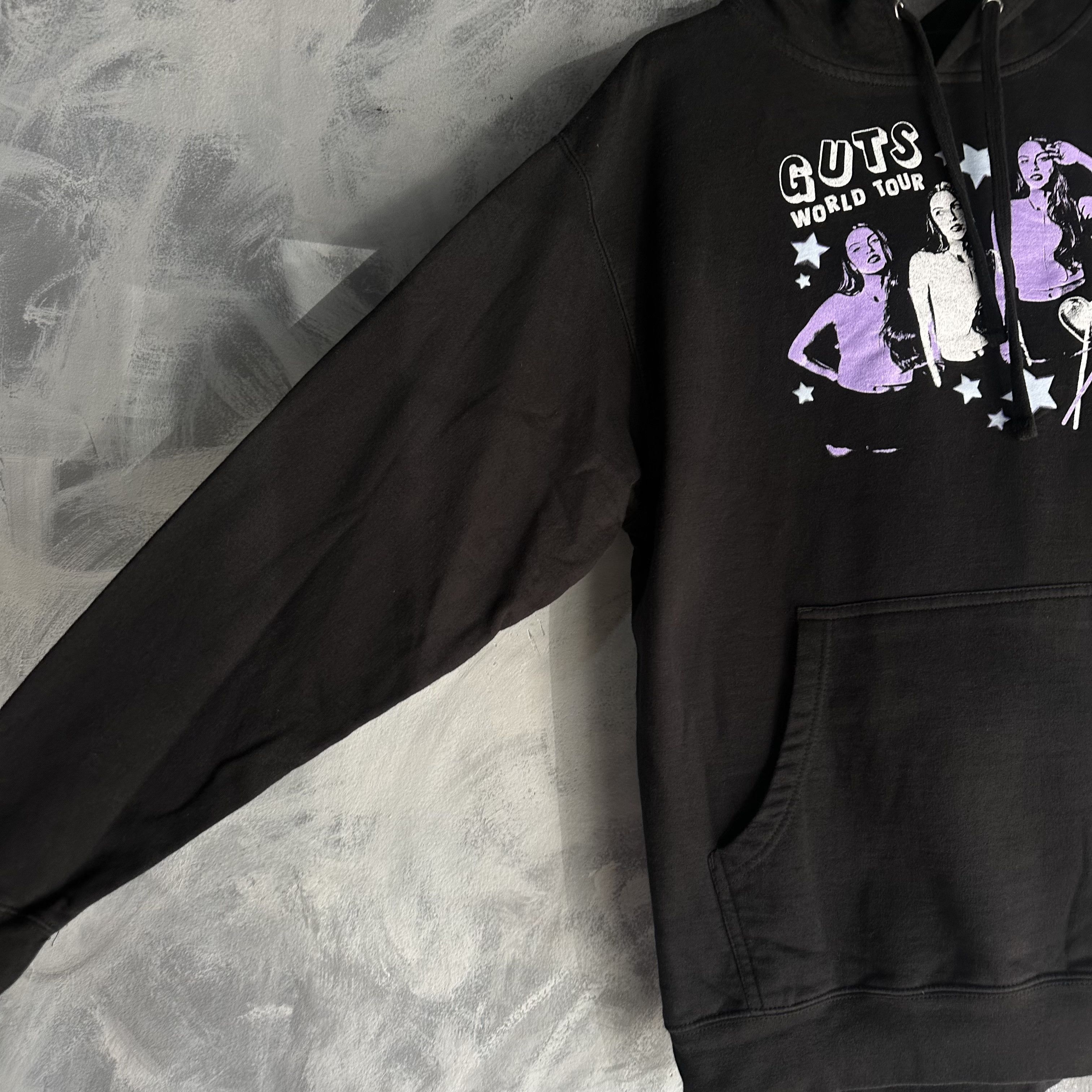 Other Olivia Rodrigo Hoodie Womens Large Black Guts World Tour Size L / US 10 / IT 46 - 3 Thumbnail