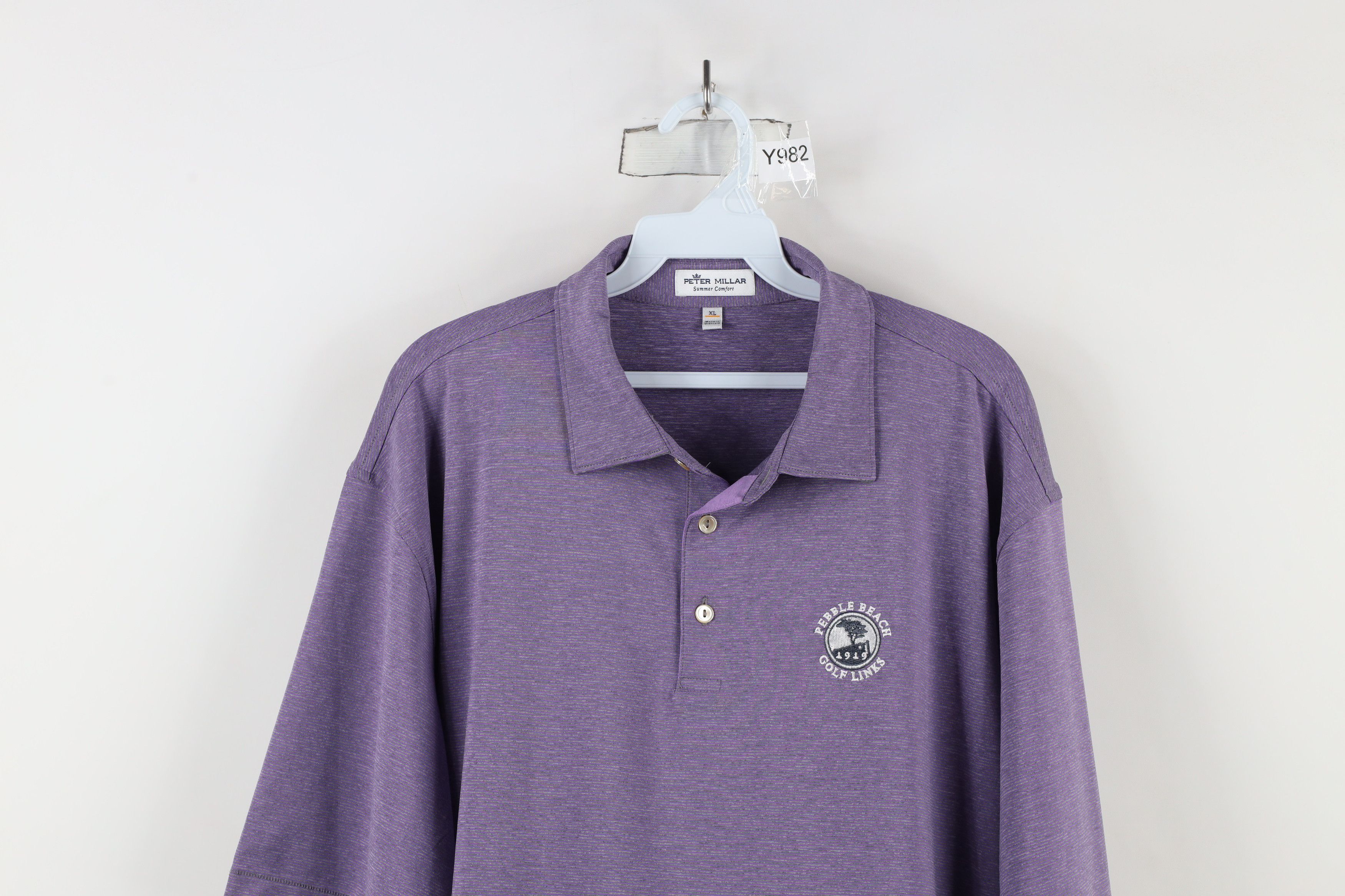Peter Millar Peter Millar Summer Collection Pebble Beach Golf Links Polo Size US XL / EU 56 / 4 - 2 Thumbnail