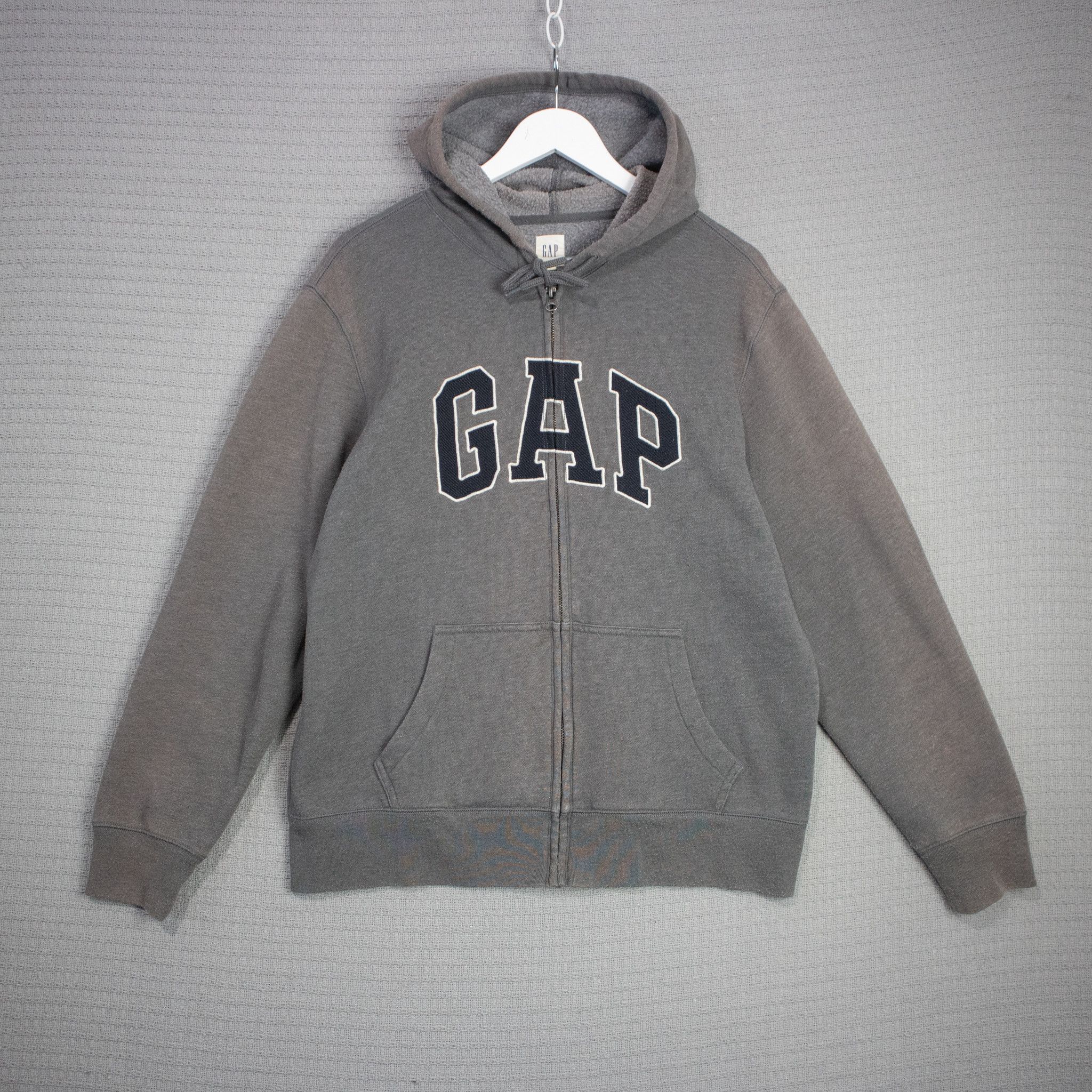 Gap × Streetwear × Vintage Vintage GAP Sunfaded Big Logo Zip up 
