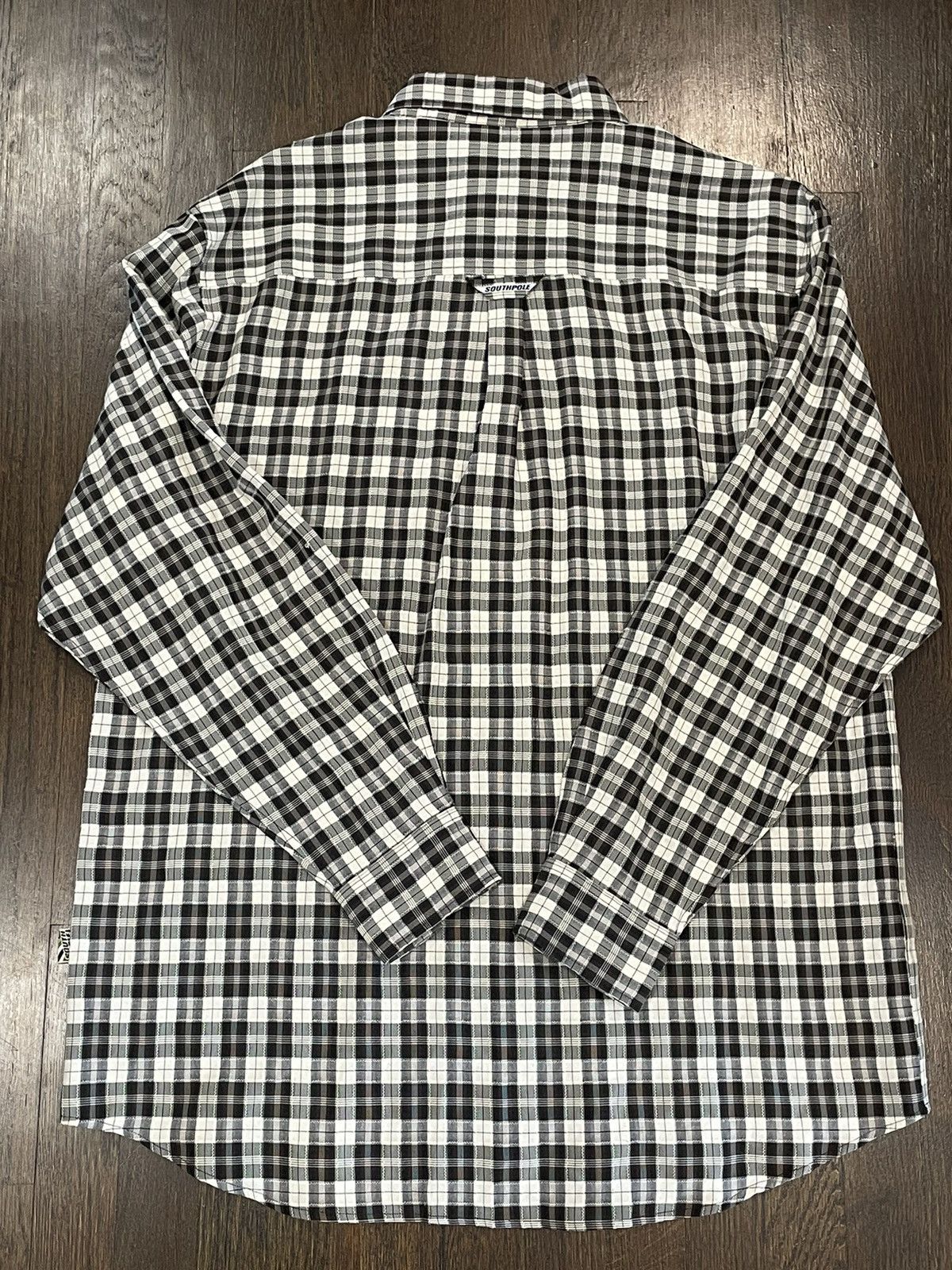 Southpole Southpole black and white plaid button up Size US L / EU 52-54 / 3 - 3 Thumbnail