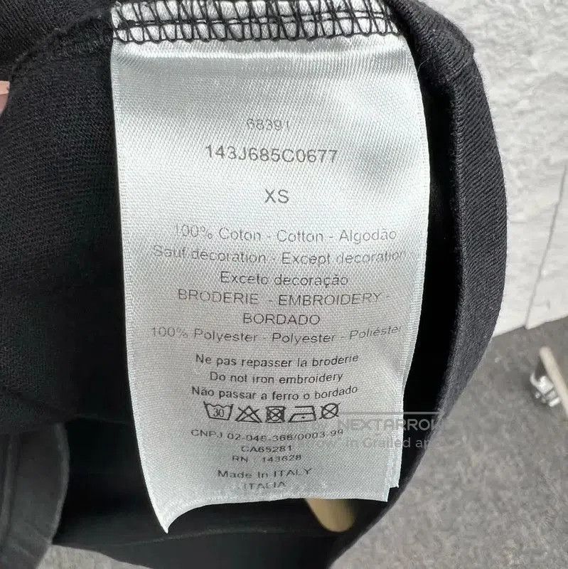 Dior Black Cotton Men's T-Shirt .