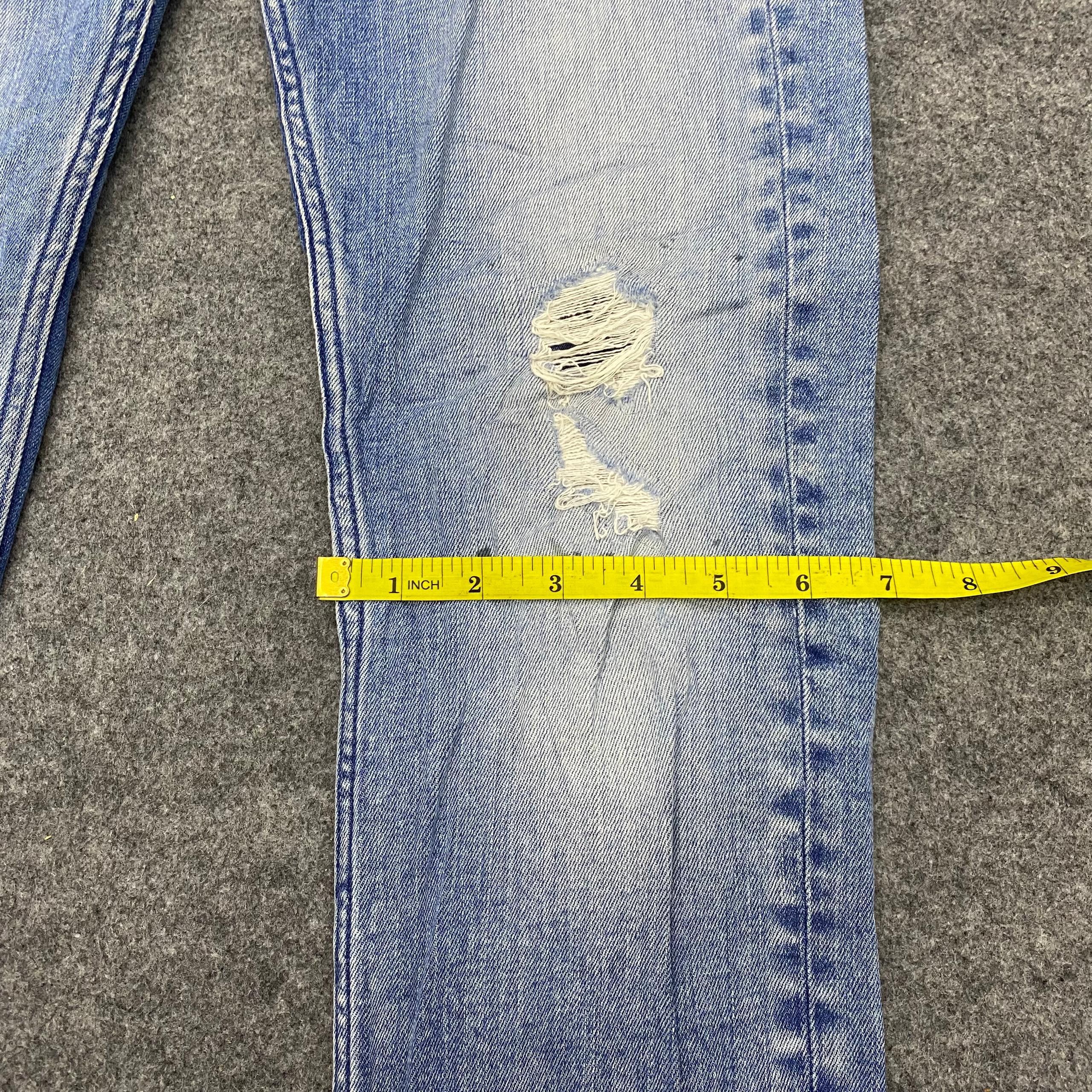 DENHAM 💥Best Offer💥Denham Slim Fit Distressed Denim Size US 31 - 7 Thumbnail