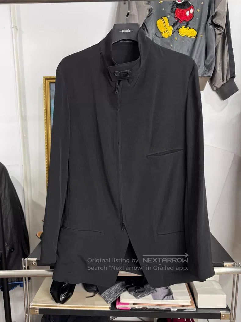 Yohji Yamamoto Yohji Yamamoto Diagonal zip jacket Size US M / EU 48-50 / 2 - 1 Thumbnail
