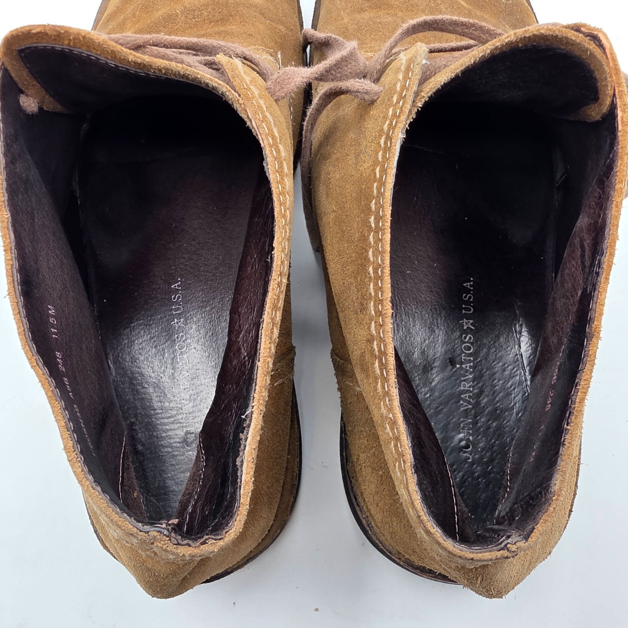 John Varvatos John Varvatos Star USA Mens Size 11.5 Brown Suede Hipster Ch Size US 11.5 / EU 44-45 - 9 Thumbnail