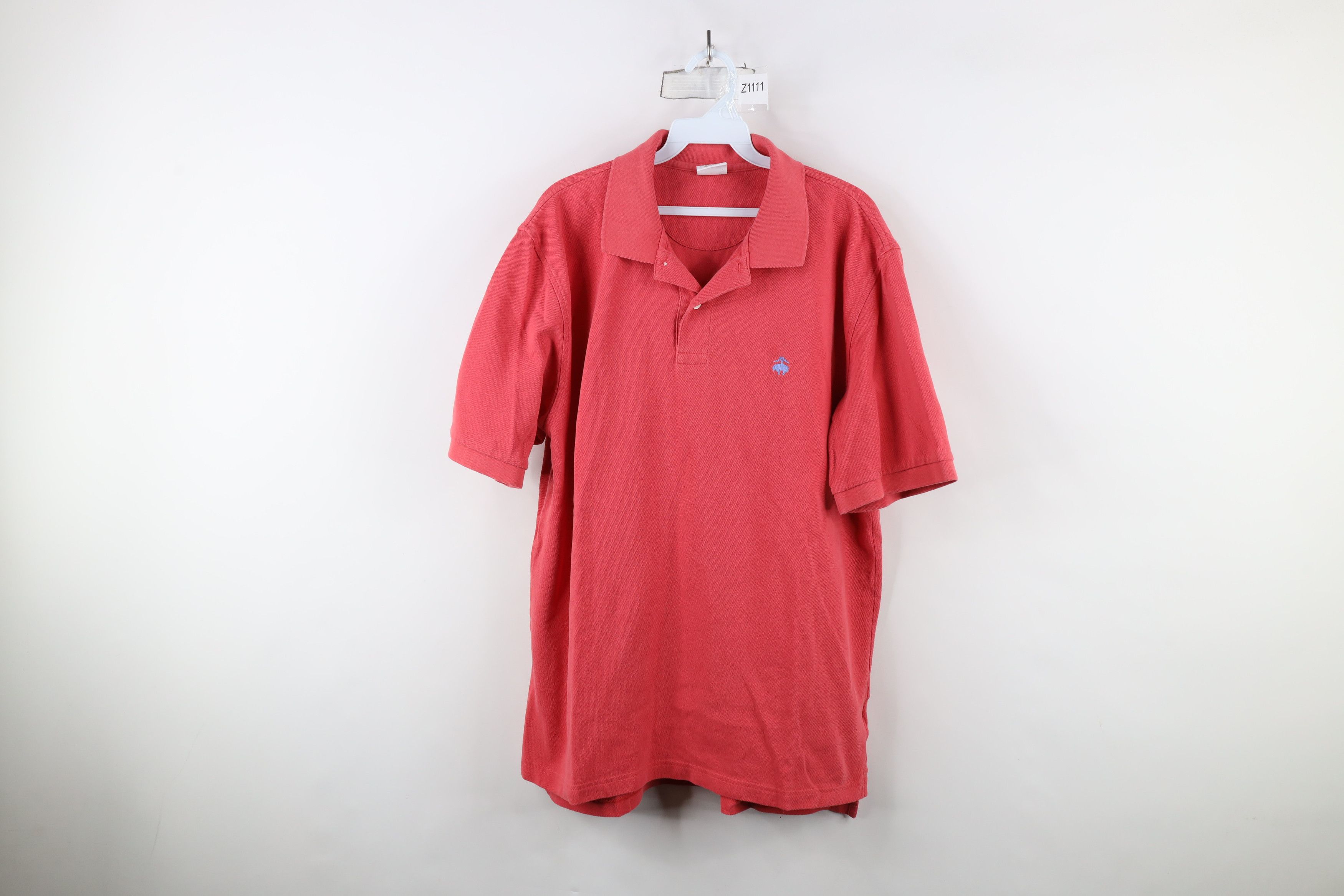 Brooks Brothers × Vintage Brooks Brothers Fit Short Sleeve Performance Polo Shirt Pink Size US L / EU 52-54 / 3 - 1 Thumbnail