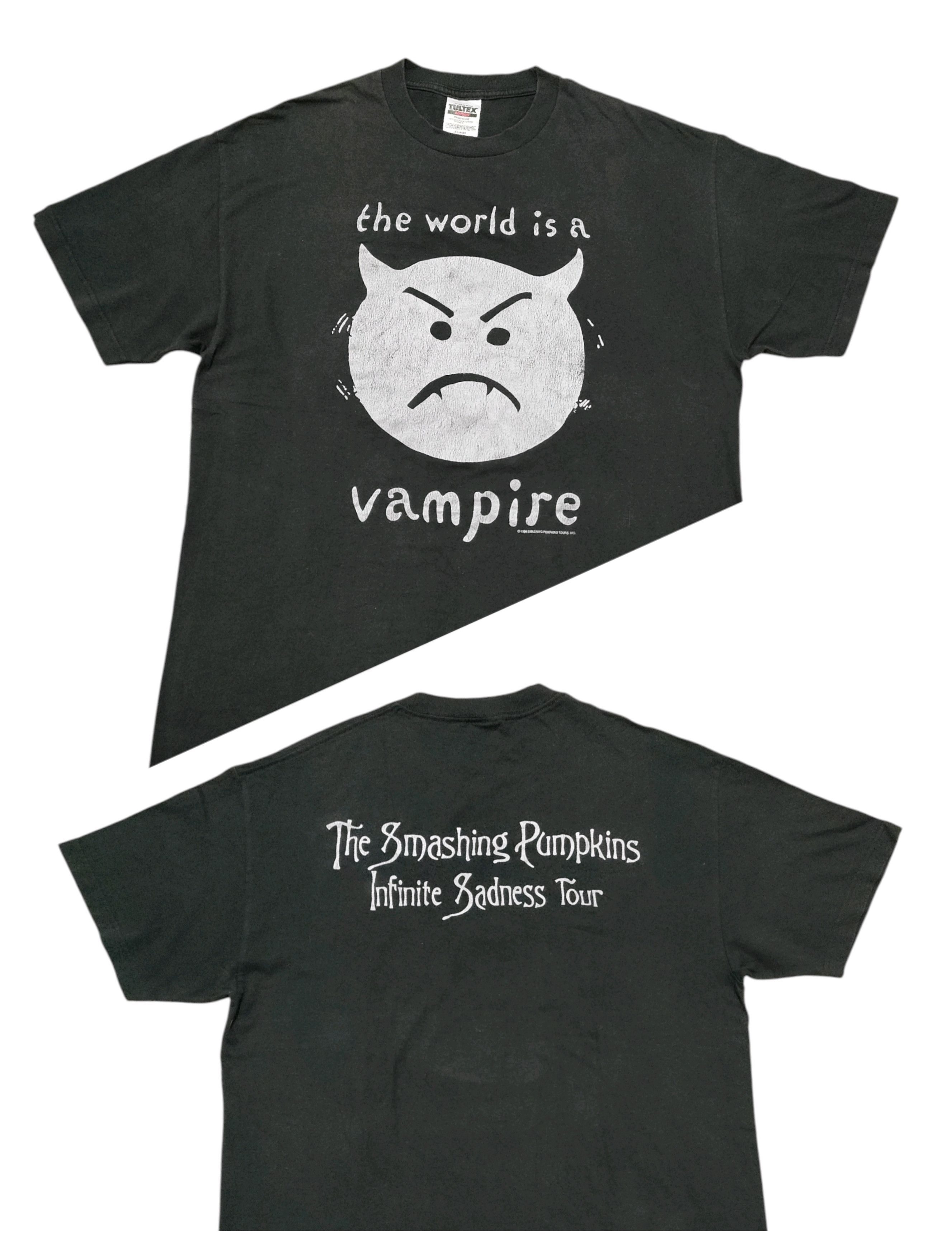 Band Tees 90s THE SMASHING PUMPKINS Infinite Sadness Tour 1993 Tee Size US XL / EU 56 / 4 - 1 Thumbnail