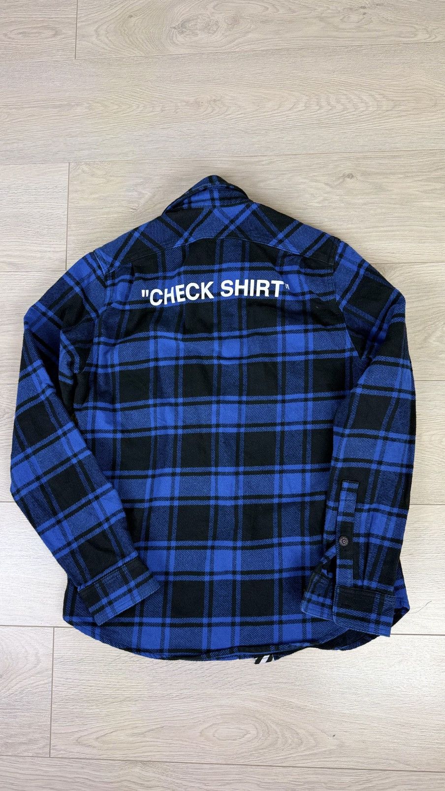 Off-White Off White Flannel Shirt Size US XS / EU 42 / 0 - 4 Thumbnail