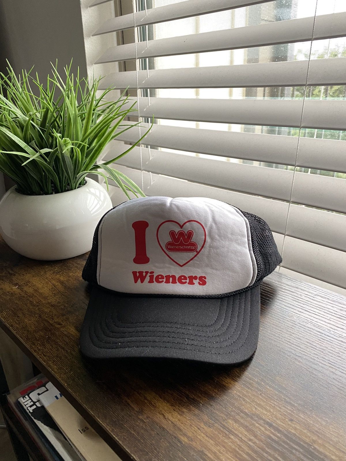 Other Funny Y2K I Love Wieners Trucker Hat Size ONE SIZE - 1 Thumbnail