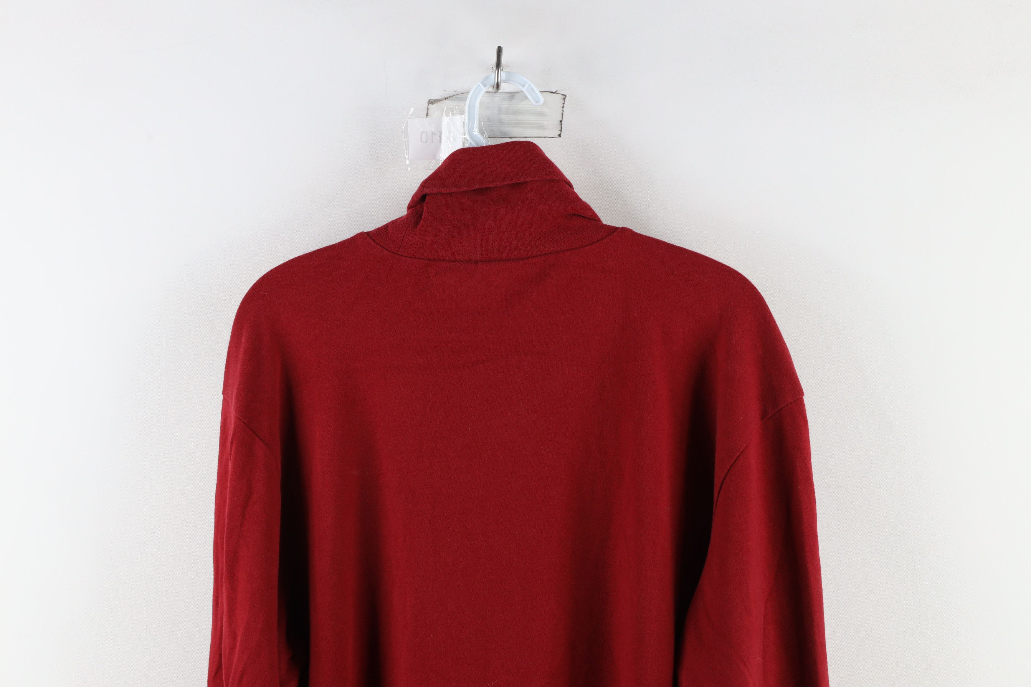 Eddie Bauer × Vintage Vintage 90s Eddie Bauer Long Sleeve Turtleneck T-Shirt Red Size US XL / EU 56 / 4 - 6 Thumbnail
