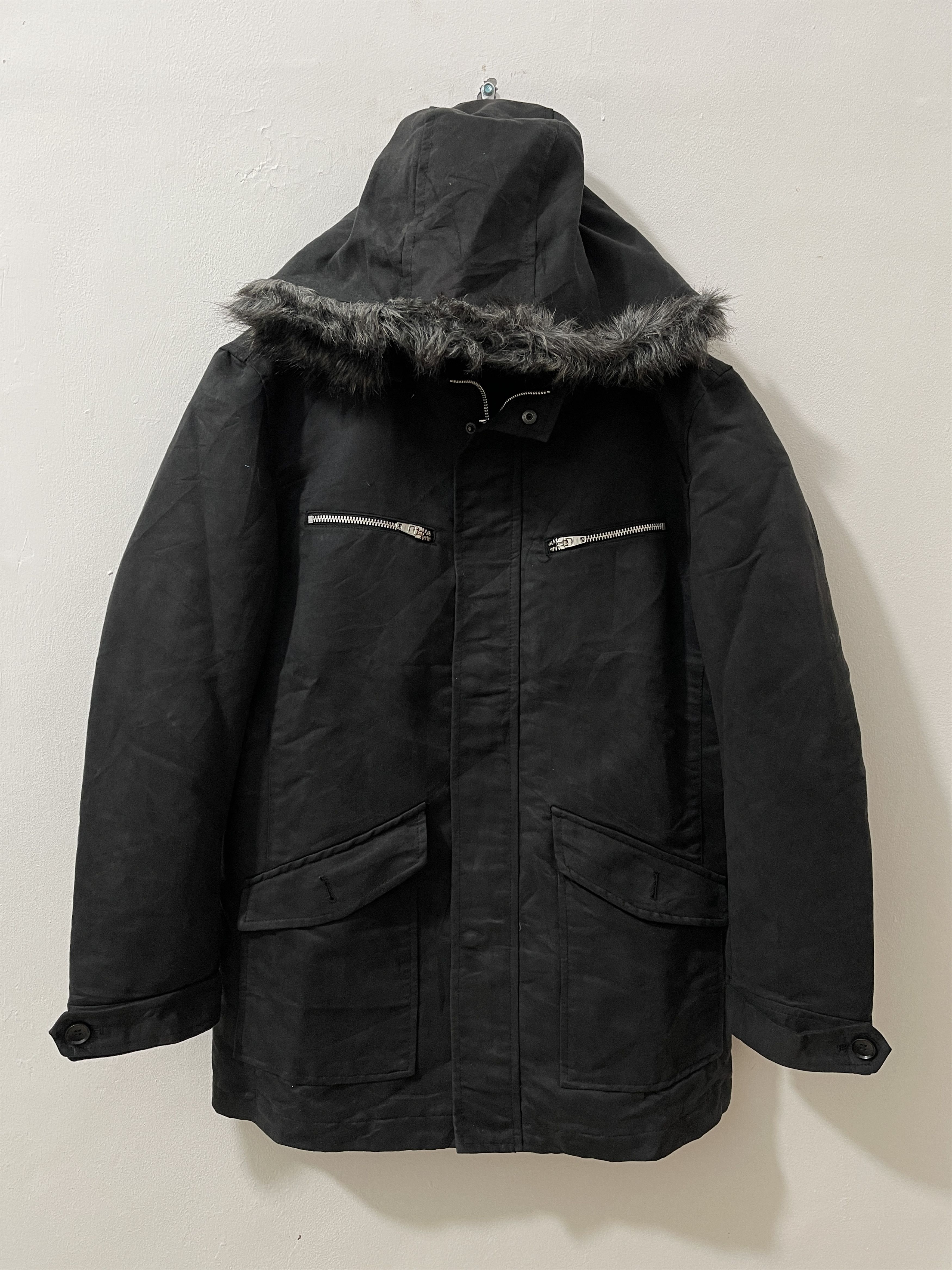 Japanese Brand COMME CA ISM Japan Archive Fur Vkei Style Jacket Size US XL / EU 56 / 4 - 1 Thumbnail