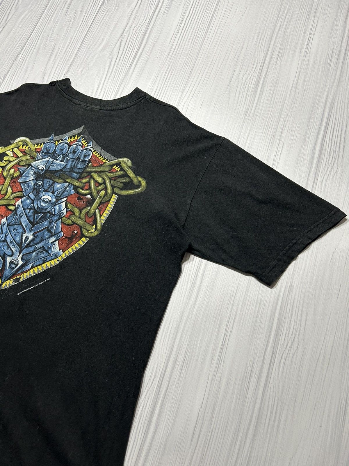 Vintage Rare Vintage 1995 Necromunda Orlocks T-Shirt Size US XL / EU 56 / 4 - 5 Thumbnail