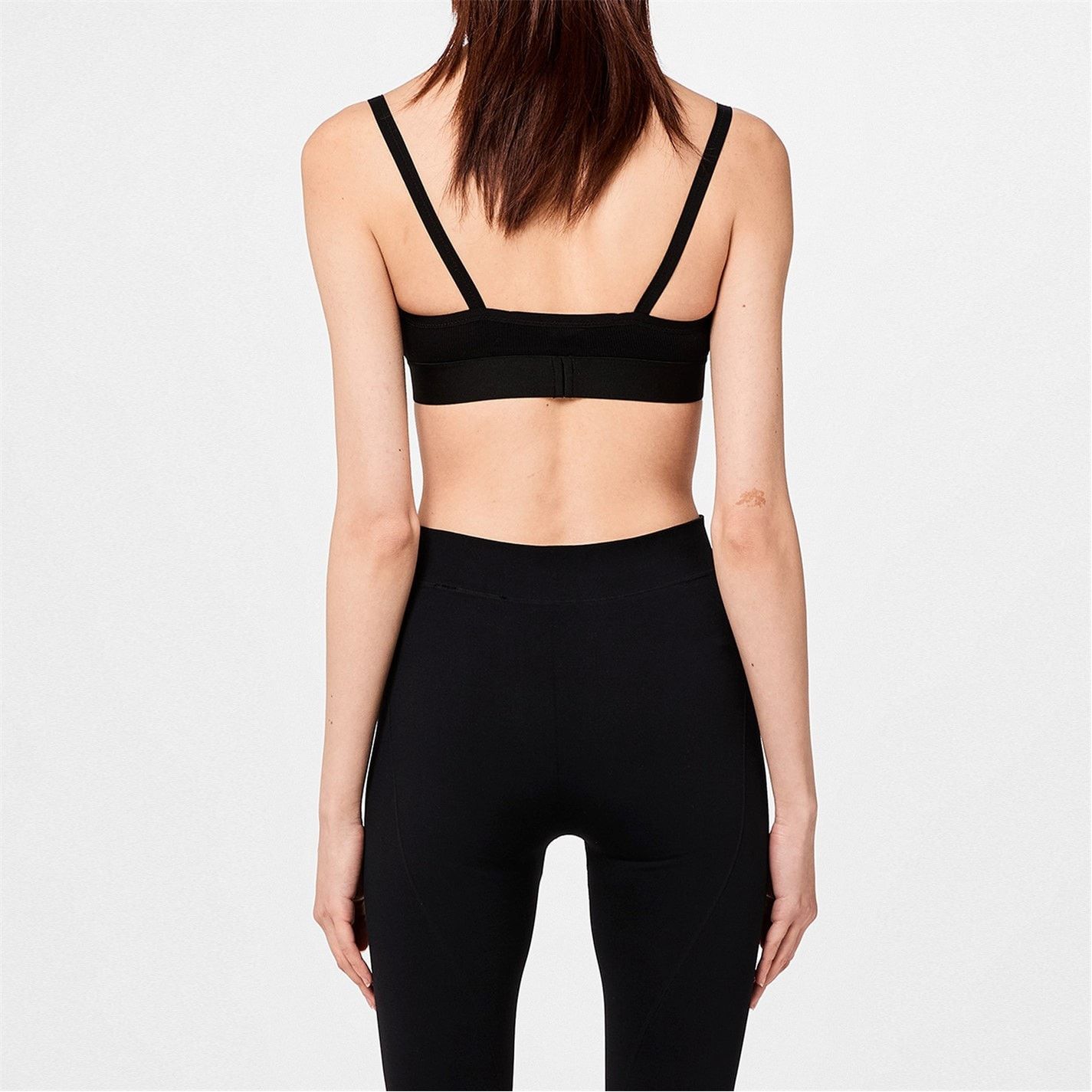 Off-White o1g2r1mq0225 Size: L / Helvetica Logo Basic Rib Bra Black Size ONE SIZE - 4 Thumbnail