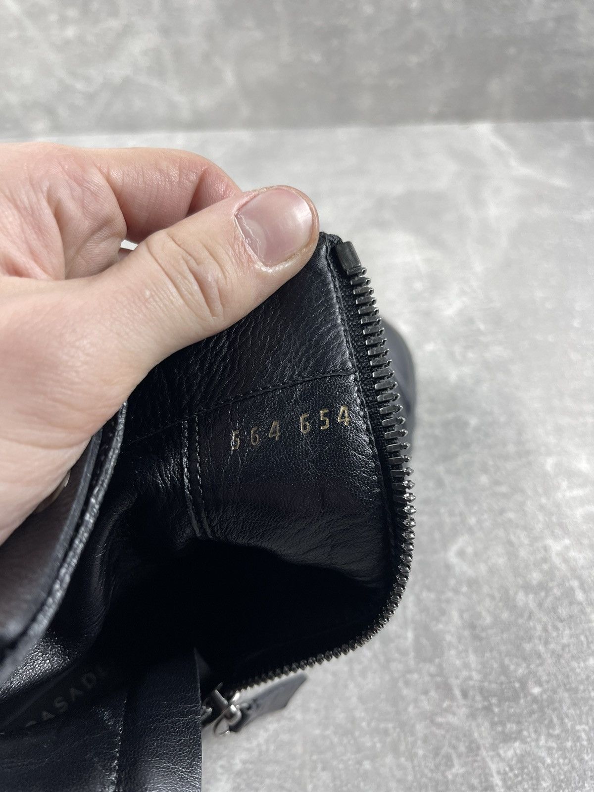 Casedei Casadei Italy Black Leather Moto Inspired Ankle Boots Size US 7.5 / IT 37.5 - 9 Thumbnail