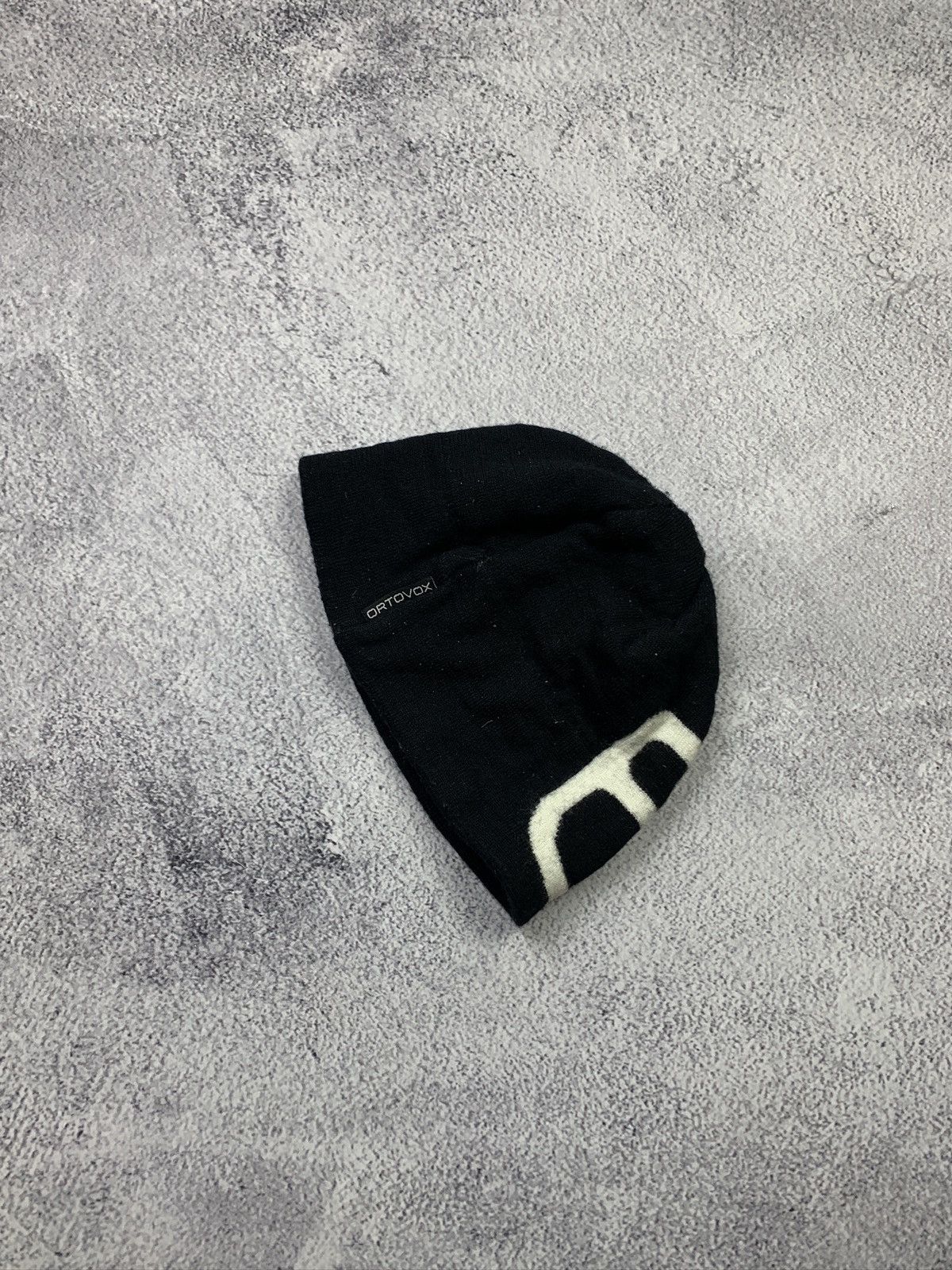 ORTOVOX Ortovox Beanie Hat Black Merino Wool Ski Winter Cap Hat Size ONE SIZE - 4 Thumbnail