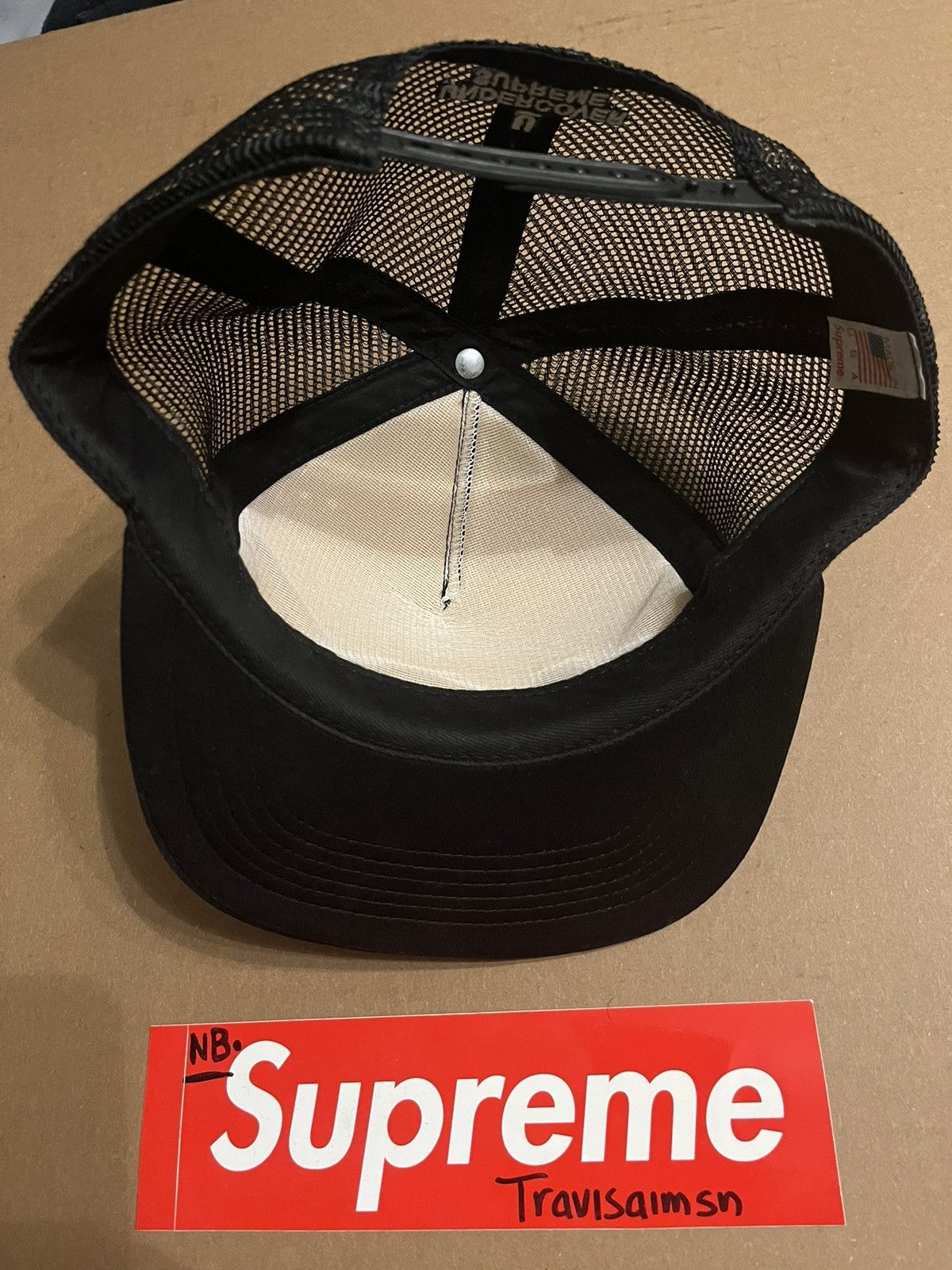 Supreme × Undercover Supreme x Undercover Black 5-Panel Cap Size ONE SIZE - 4 Thumbnail