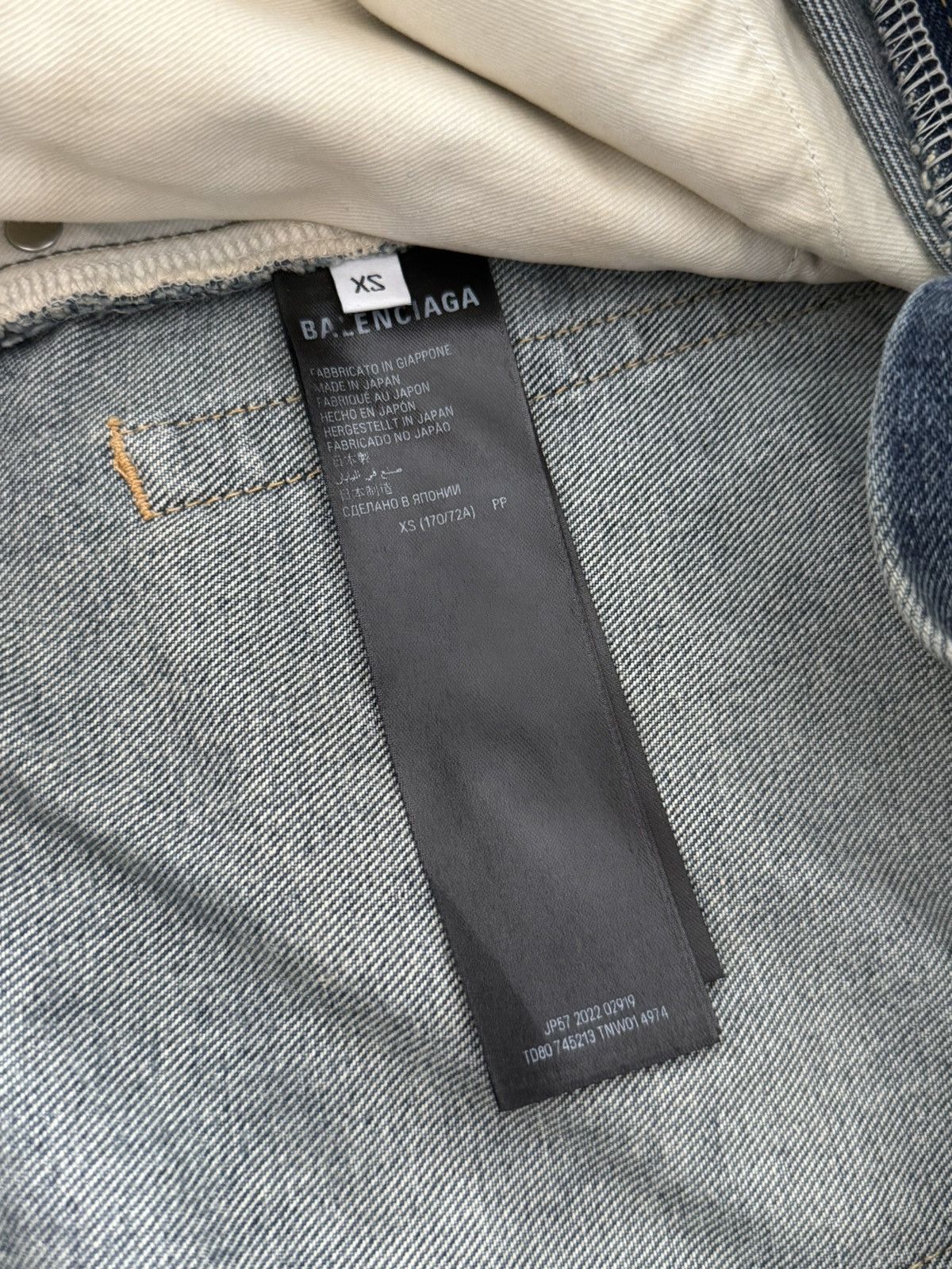 Balenciaga *RARE* Balenciaga SS23 Mud Oil Spilled Denim Baggy Version Size US 30 / EU 46 - 8 Thumbnail