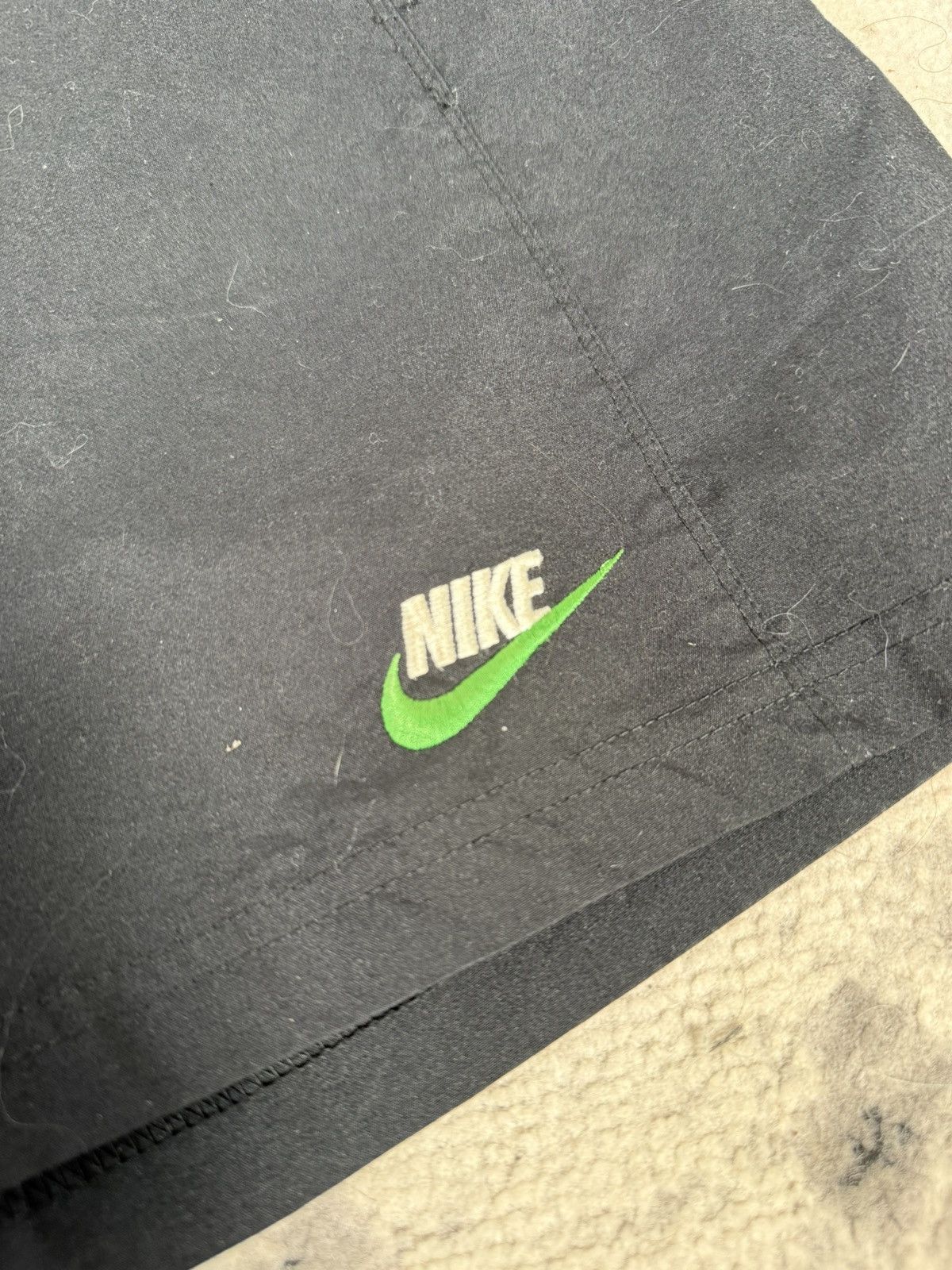 Nike Vintage Y2K Nike Silver tab Track Shorts Size US 34 / EU 50 - 3 Thumbnail
