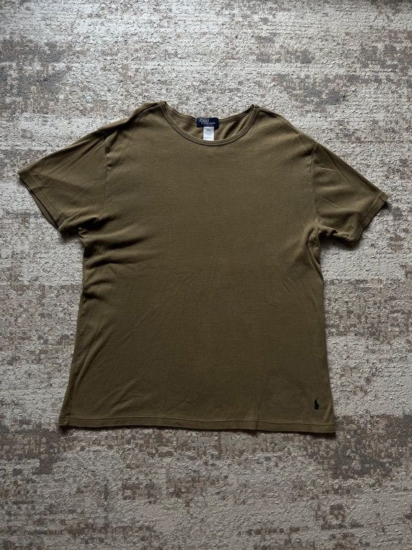 Polo Ralph Lauren Polo Ralph Lauren Underwear Sz XXL Khaki T-Shirt Vintage Size US XXL / EU 58 / 5 - 1 Thumbnail