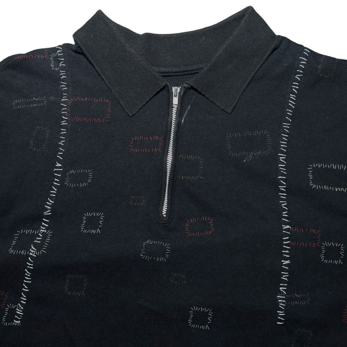 Undercover Stitch Pattern Zip Polo Size US L / EU 52-54 / 3 - 2 Thumbnail