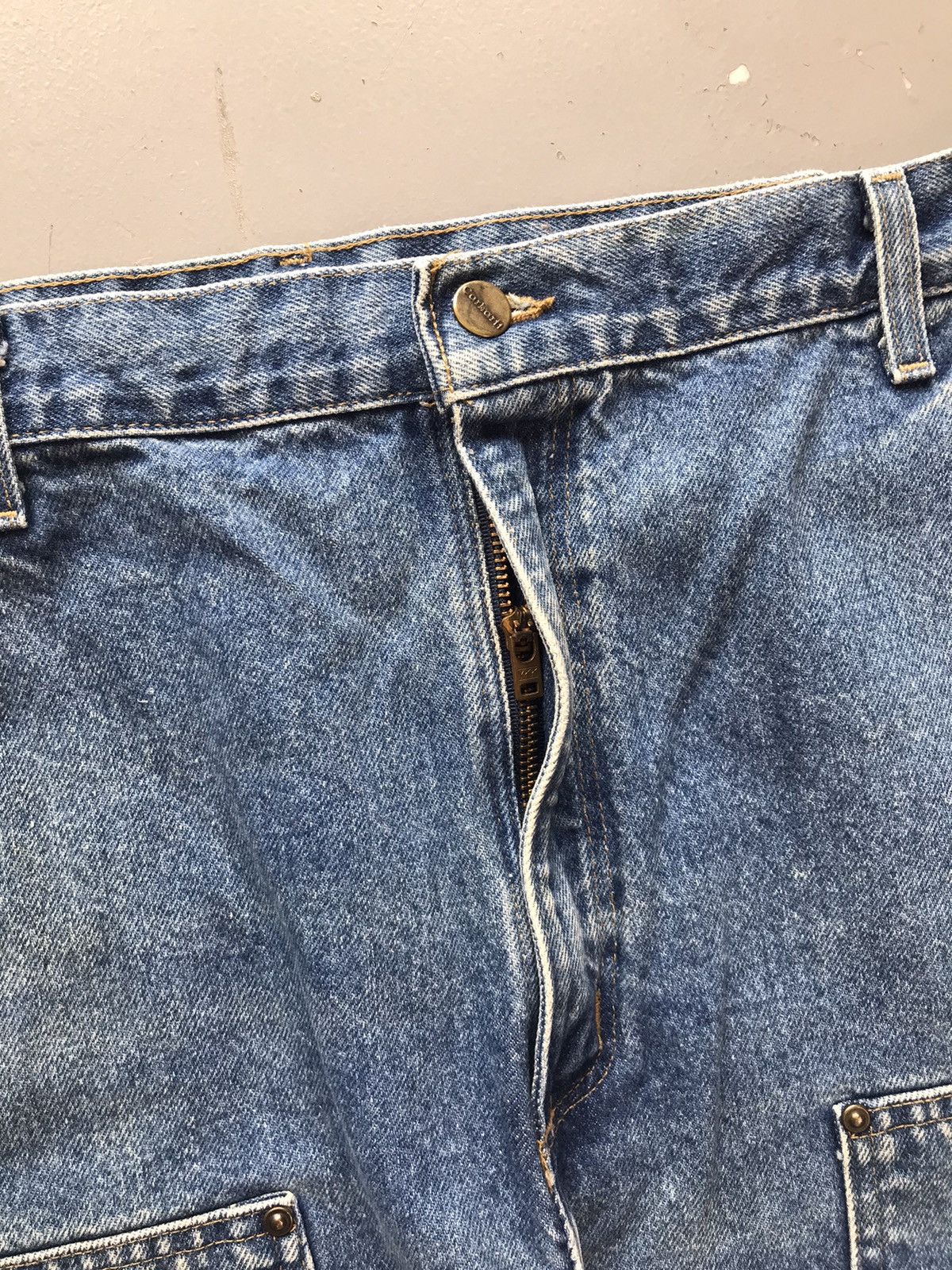 Carhartt × Vintage Vintage Carhartt B73 DST double knee denim Size US 40 / EU 56 - 5 Thumbnail