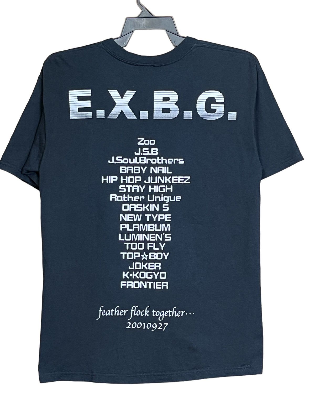 Band Tees VINTAGE Y2K E.X.B.G JAPANESE HIP HOP TOUR 2001 TEE SHIRT Size US M / EU 48-50 / 2 - 2 Thumbnail