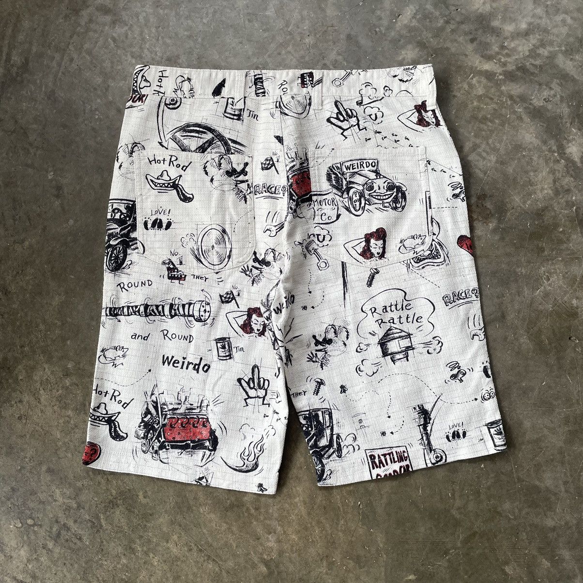 Japanese Brand Weirdo by glad hand & co short pant Size US 33 - 2 Thumbnail