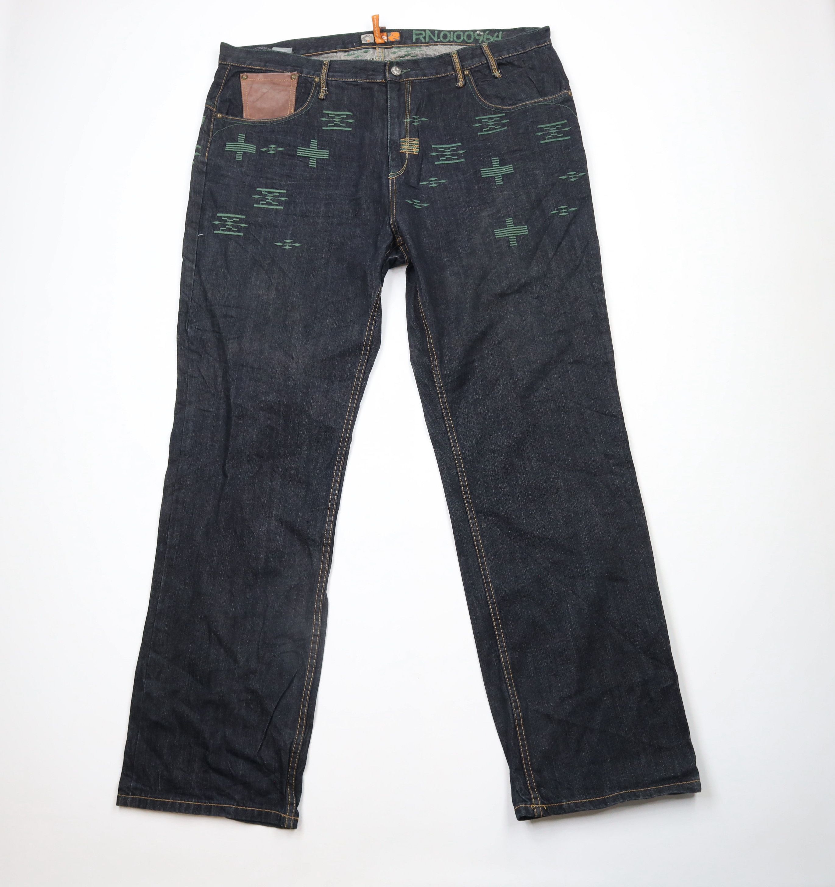 Vintage Vintage Y2K Streetwear Fiesta Warrior Baggy Wide Leg Jeans Size US 42 / EU 58 - 1 Thumbnail