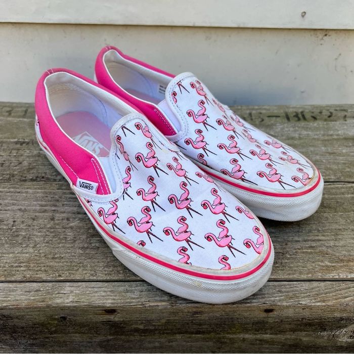 White flamingo outlet vans