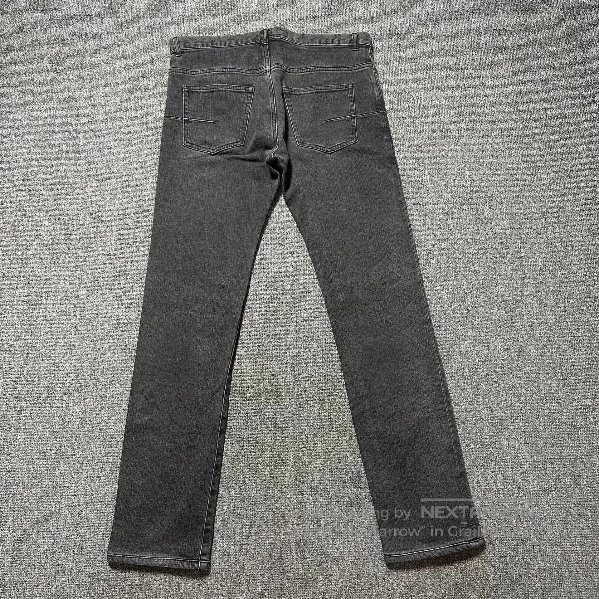 Dior Dior Homme Washed Gray Black Jeans. Size US 32 / EU 48 - 3 Thumbnail