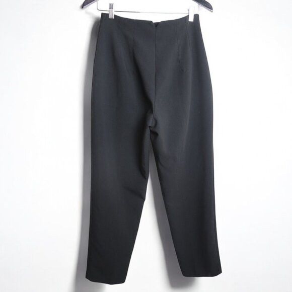 Zara Zara Black Smart Carrot Cutter Tapered Trousers Size 26" / US 2 / IT 38 - 5 Thumbnail