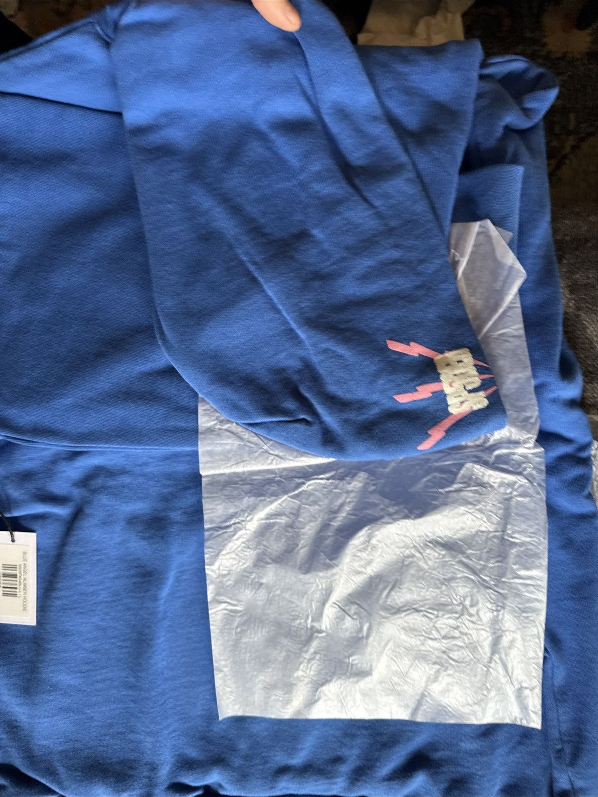 Sp5der Sp5der Angel Number Hoodie blue 555 New size large Size US L / EU 52-54 / 3 - 3 Thumbnail