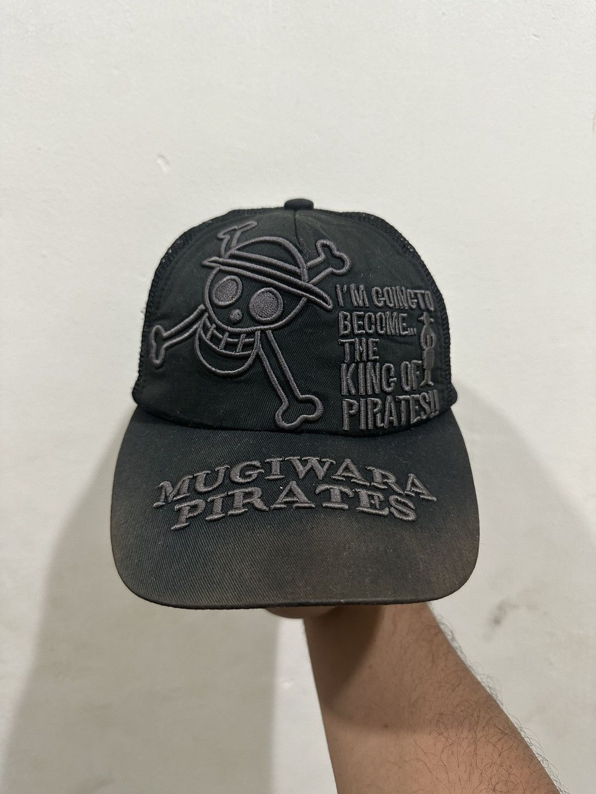 One Piece Distress One Piece Trucked Hat Size ONE SIZE - 2 Thumbnail