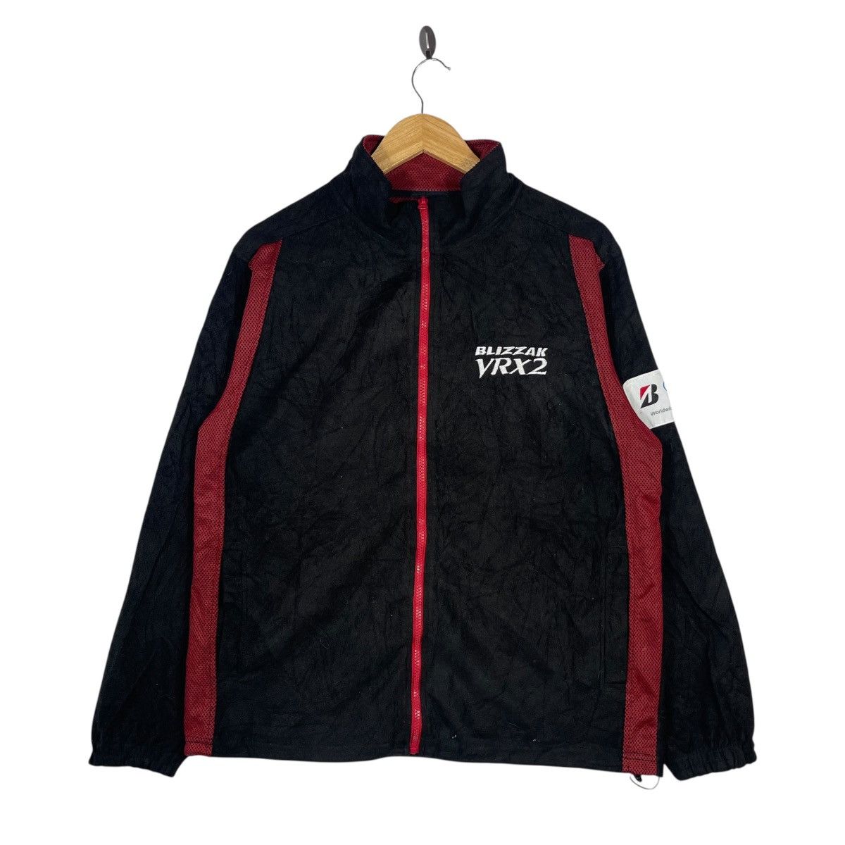 Vintage Bridgestone Blizzak VRX2 Racing Windbreaker Jacket Olympic Size US L / EU 52-54 / 3 - 1 Thumbnail