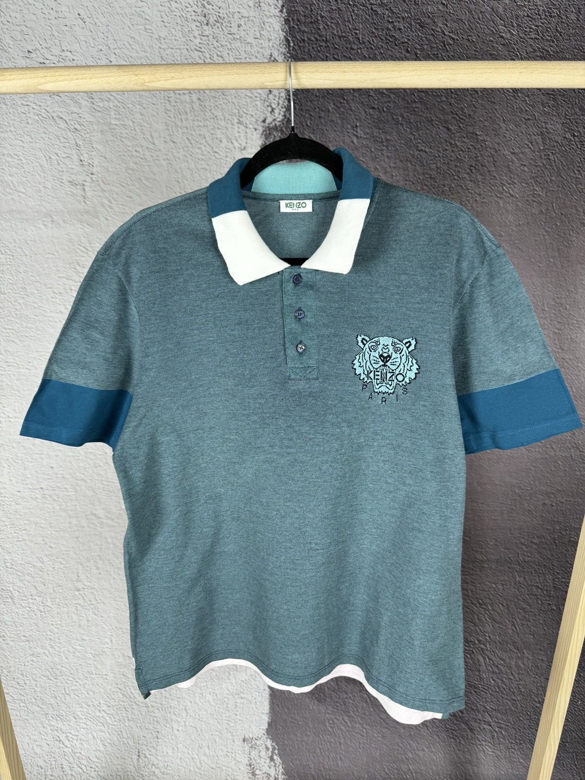Kenzo Kenzo Paris polo tee shirt striped multicolor Size US L / EU 52-54 / 3 - 2 Thumbnail