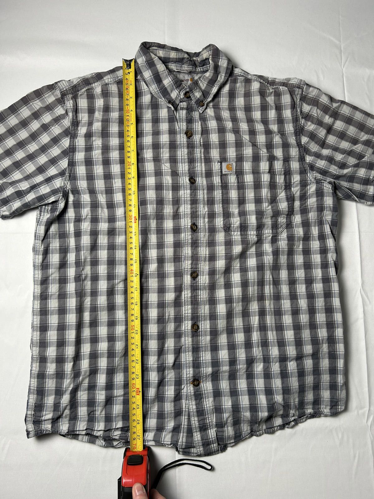 Carhartt Carhartt Pocket Shirt Heavyweight Overshirt Workwear Plaid Size US L / EU 52-54 / 3 - 6 Thumbnail