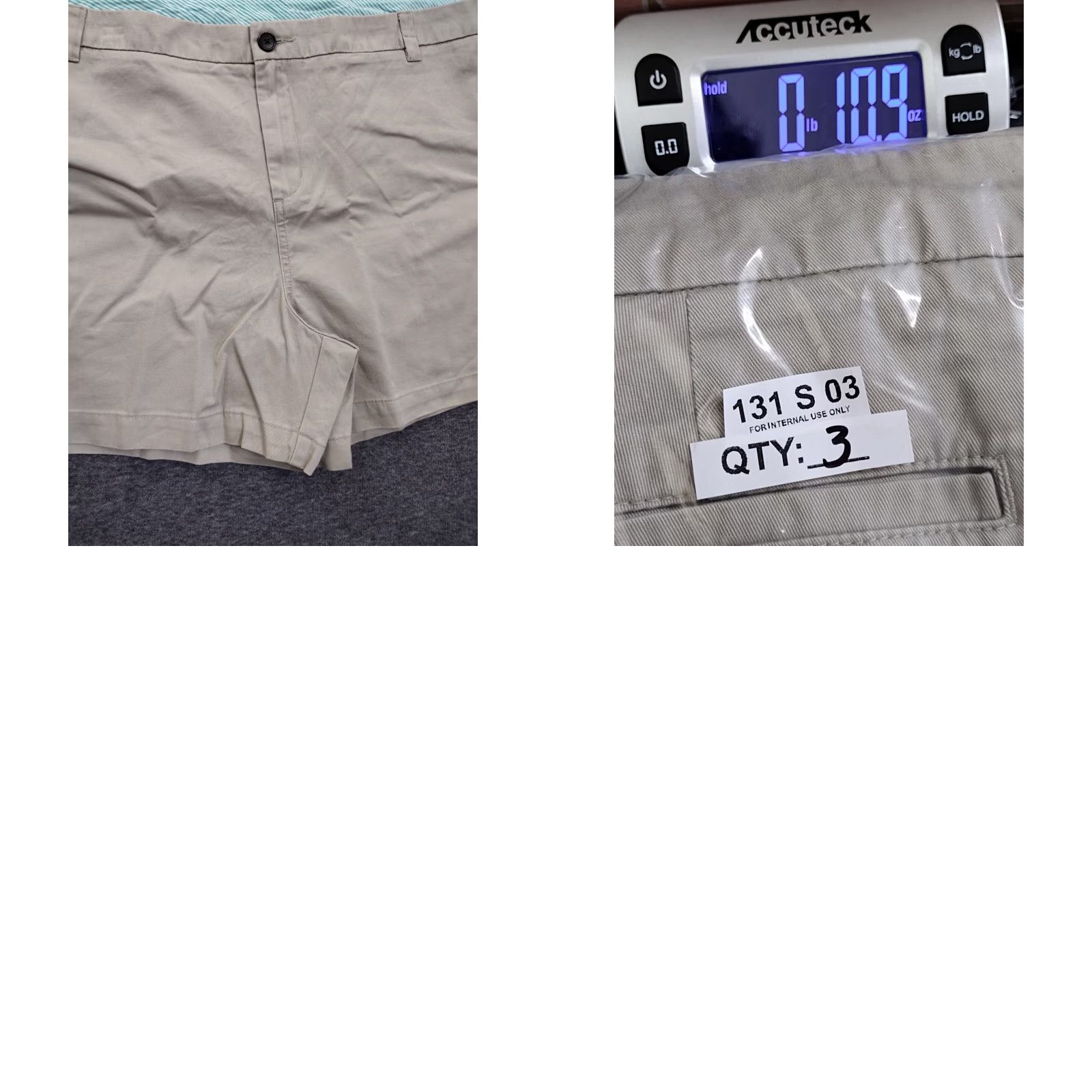 Vintage Unbranded Women's Cotton Chino Short Shorts 26W Beige Vintage: No Size 30" / US 8 / IT 44 - 8 Thumbnail