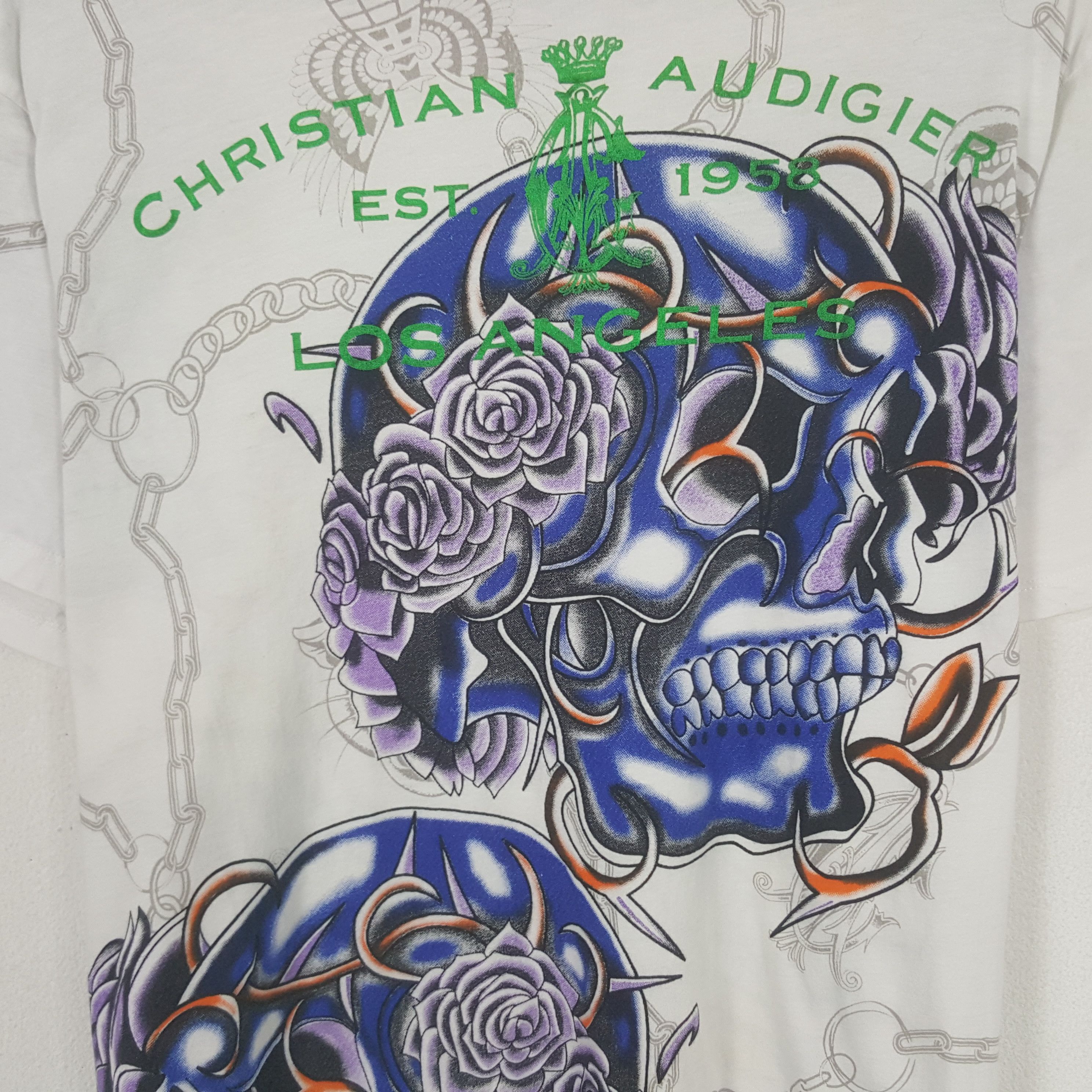 Christian Audigier Vintage Christian Audigier Los Angeles Tshirt Size US L / EU 52-54 / 3 - 4 Thumbnail
