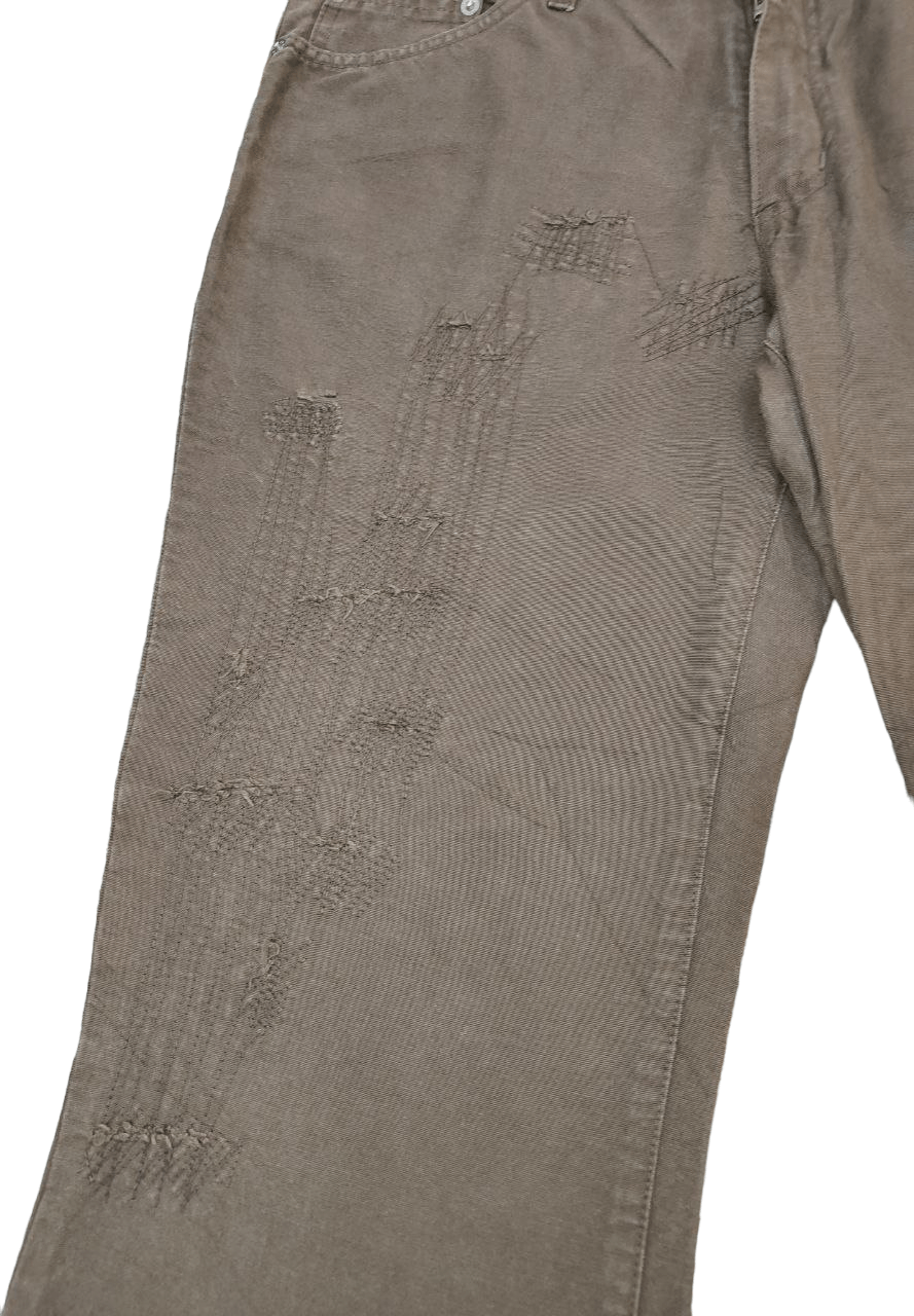 Other Morara Italian Designer Sashiko PAnt Size US 34 / EU 50 - 7 Thumbnail
