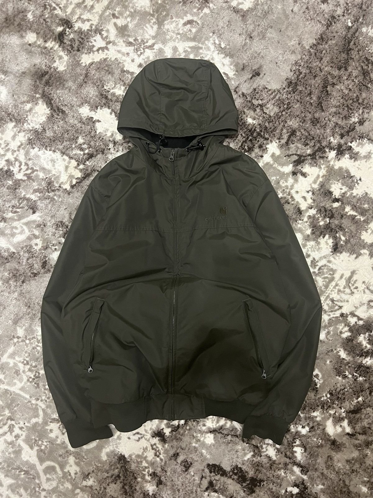 Carhartt × Vintage Vintage Carhartt fleece hooded Jacket y2k size L Size US L / EU 52-54 / 3 - 2 Thumbnail