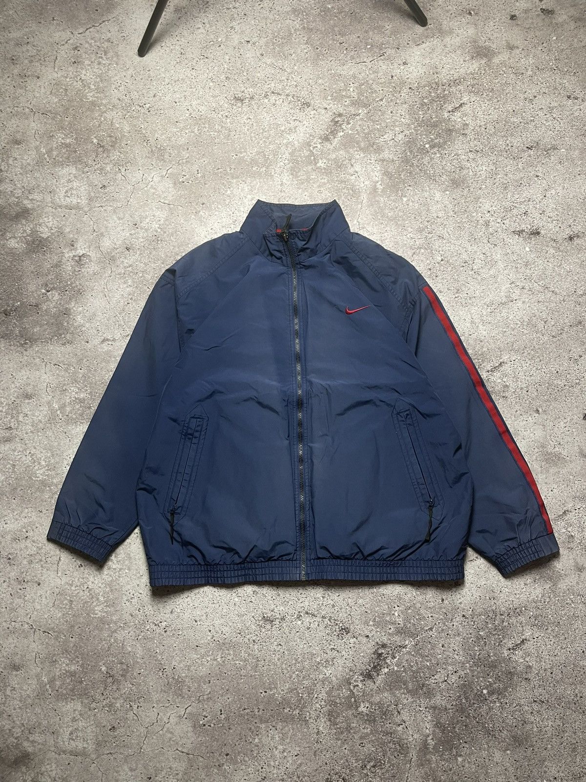 Nike Nike Vintage Nylon Windbreaker 90s Y2K Size US L / EU 52-54 / 3 - 1 Thumbnail