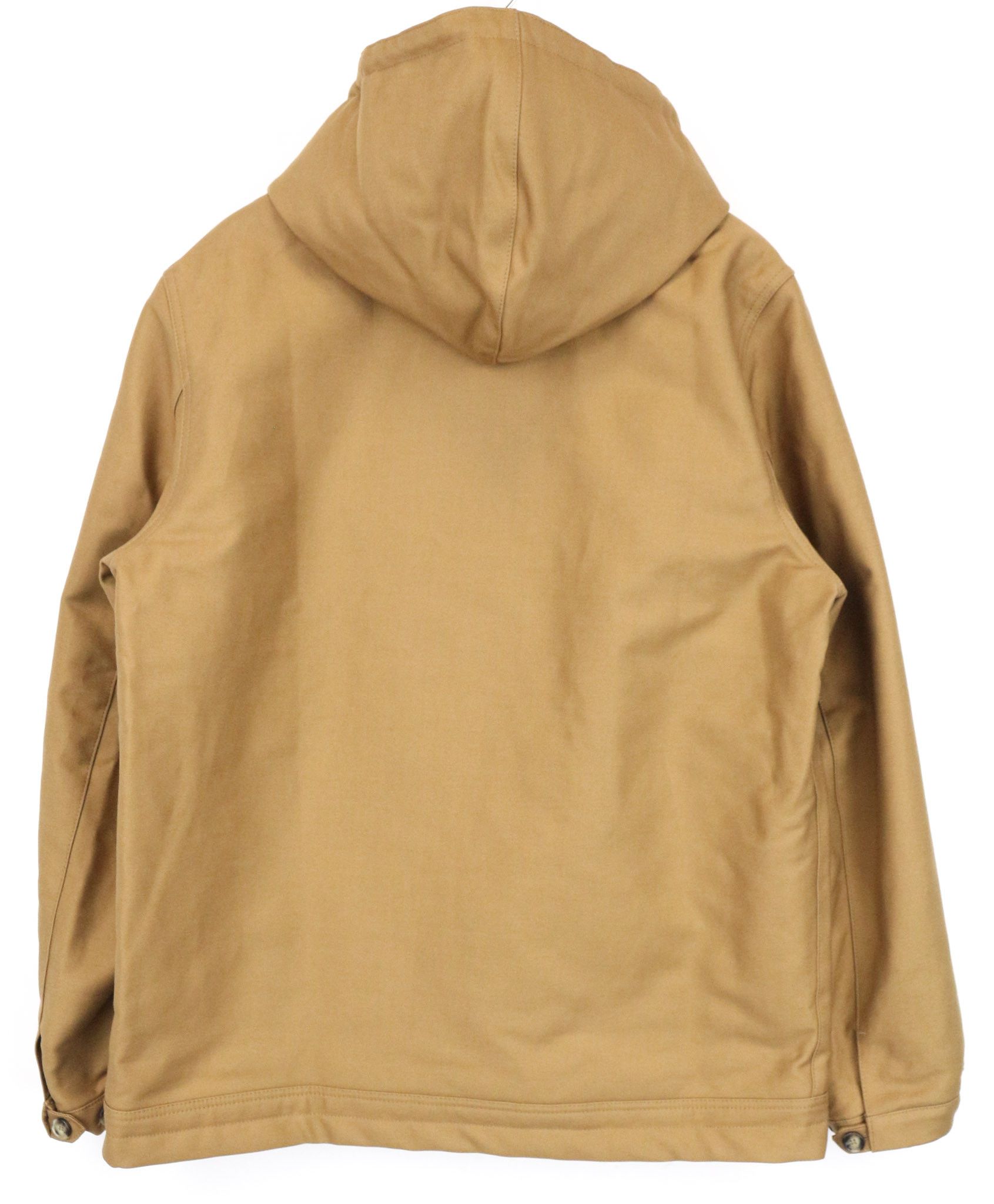 Sandro L Camel Brown Cotton Hooded Jacket 74518 Size US L / EU 52-54 / 3 - 2 Thumbnail