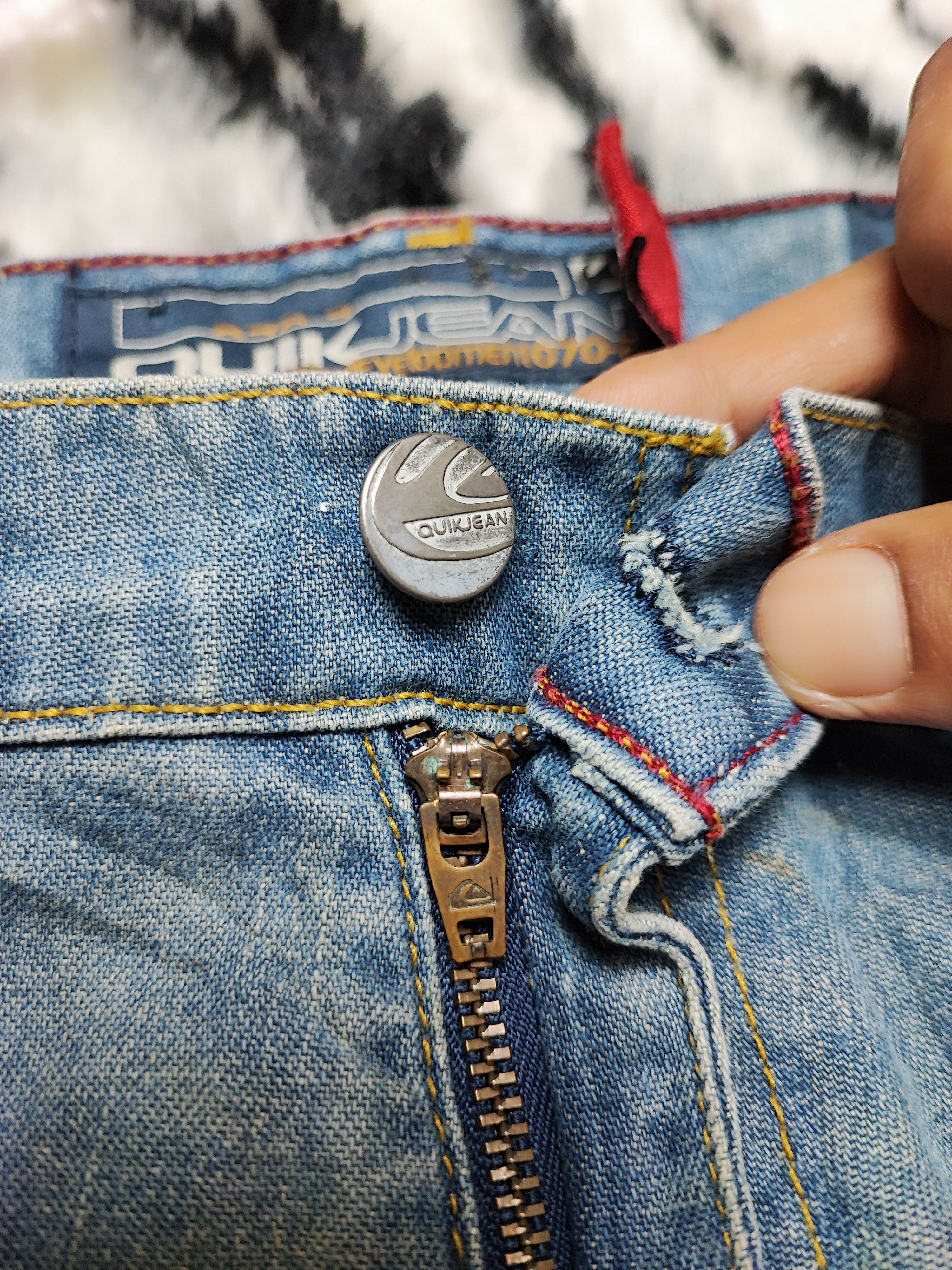 Quiksilver × Vintage Quiksilver Jeans Baggy Size 33 Size US 33 - 7 Thumbnail