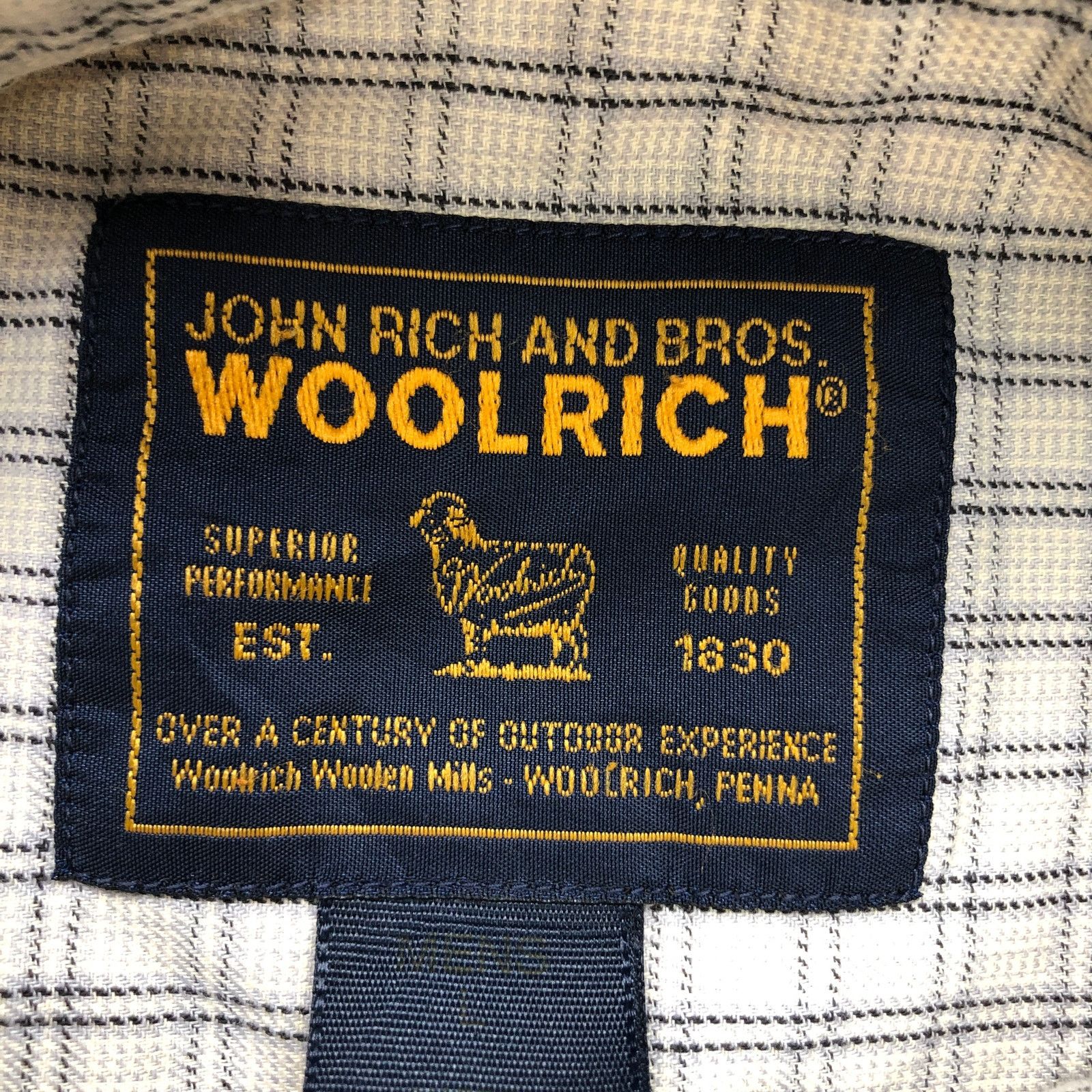 Other Vintage Woolrich John Rich & Bros Button Shirt Mens 2XL Tan Size US XXL / EU 58 / 5 - 4 Thumbnail