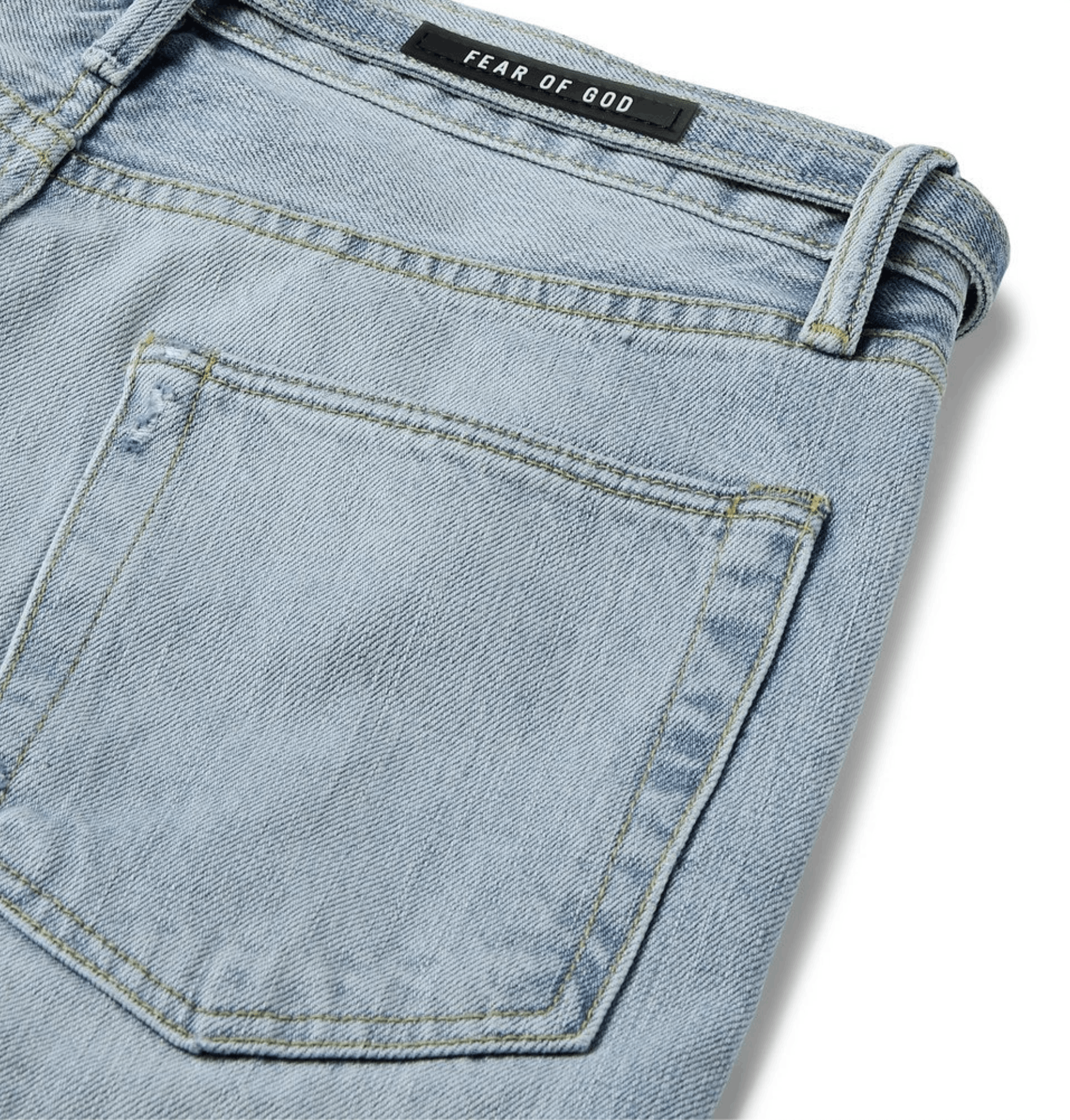 Fear of God $895+ FEAR OF GOD Belted Denim straight Jeans Sixth NEW Size US 30 / EU 46 - 4 Thumbnail
