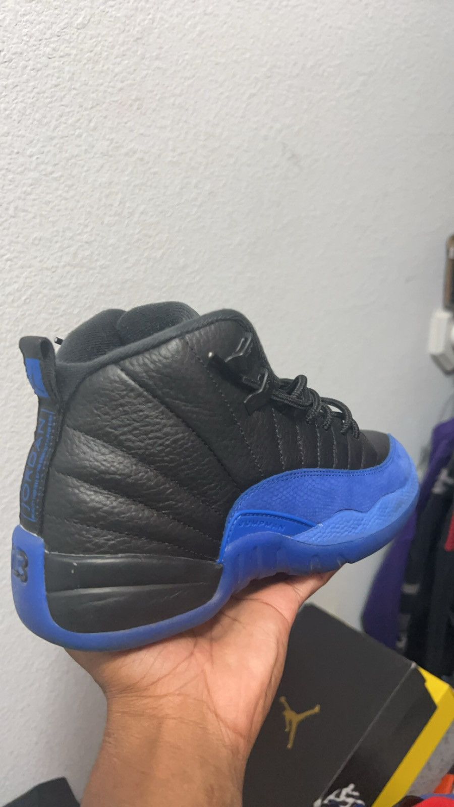 Jordan Brand Jordan 12 Black Game Royal Size US 6.5 / EU 39-40 - 1 Thumbnail