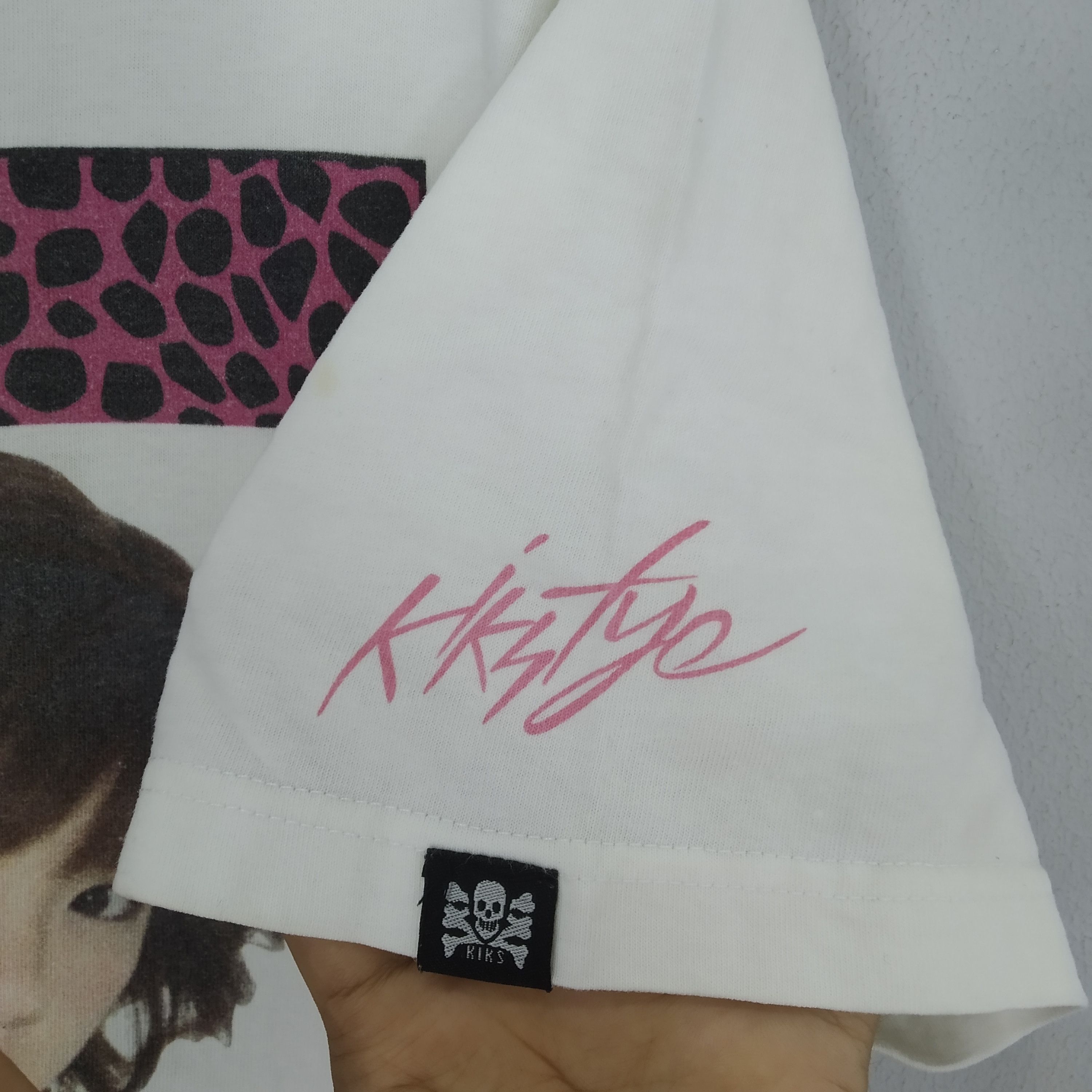 Japanese Brand × KIKS TYO × Vintage Vintage Kiks Tyo Big Printed Aki Hoshino Japanese Idol Tees Size US L / EU 52-54 / 3 - 7 Thumbnail