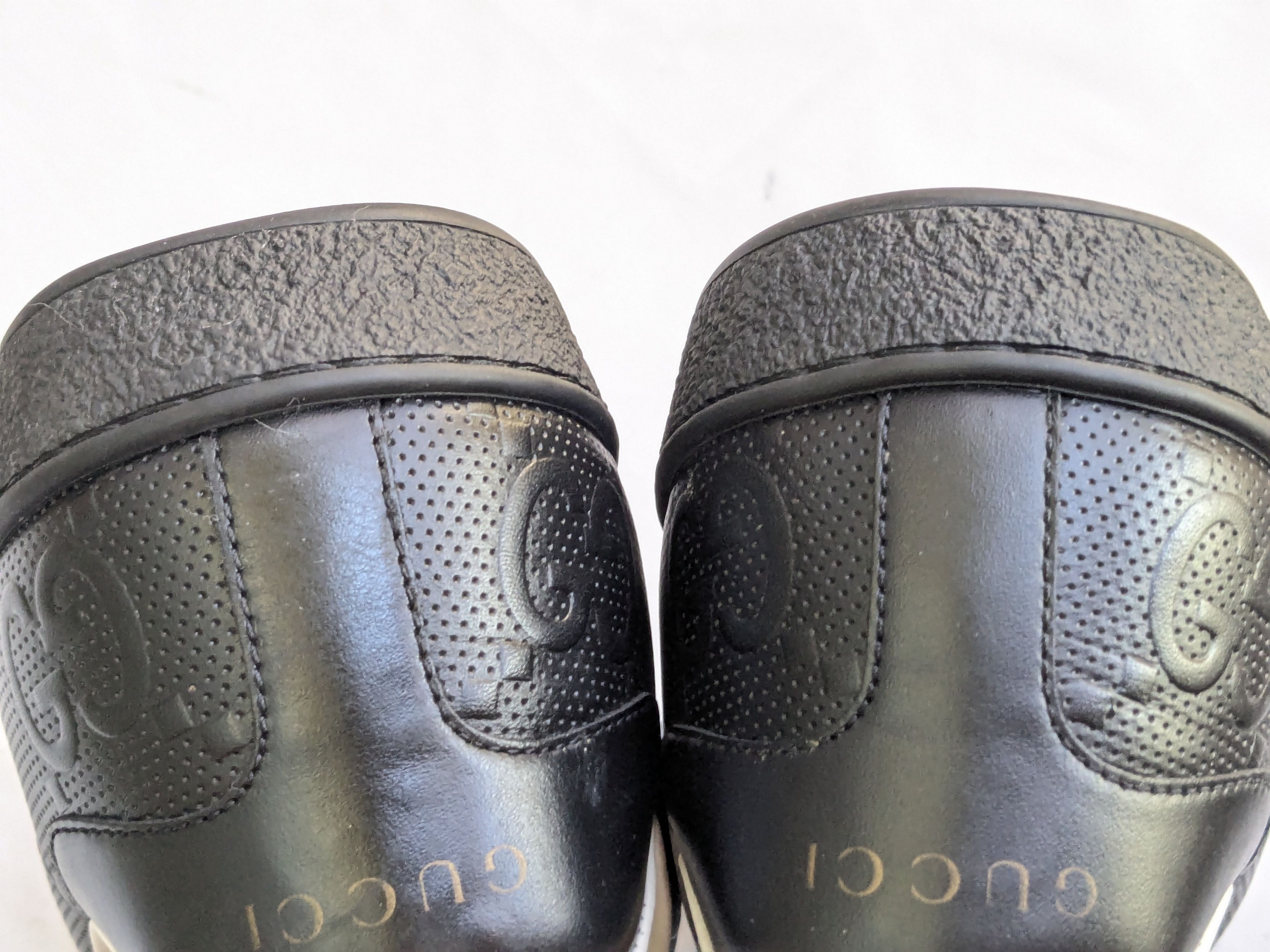 Gucci Gucci black mens leather shoes 8.5 Monogram Size US 8.5 / EU 41-42 - 14 Thumbnail